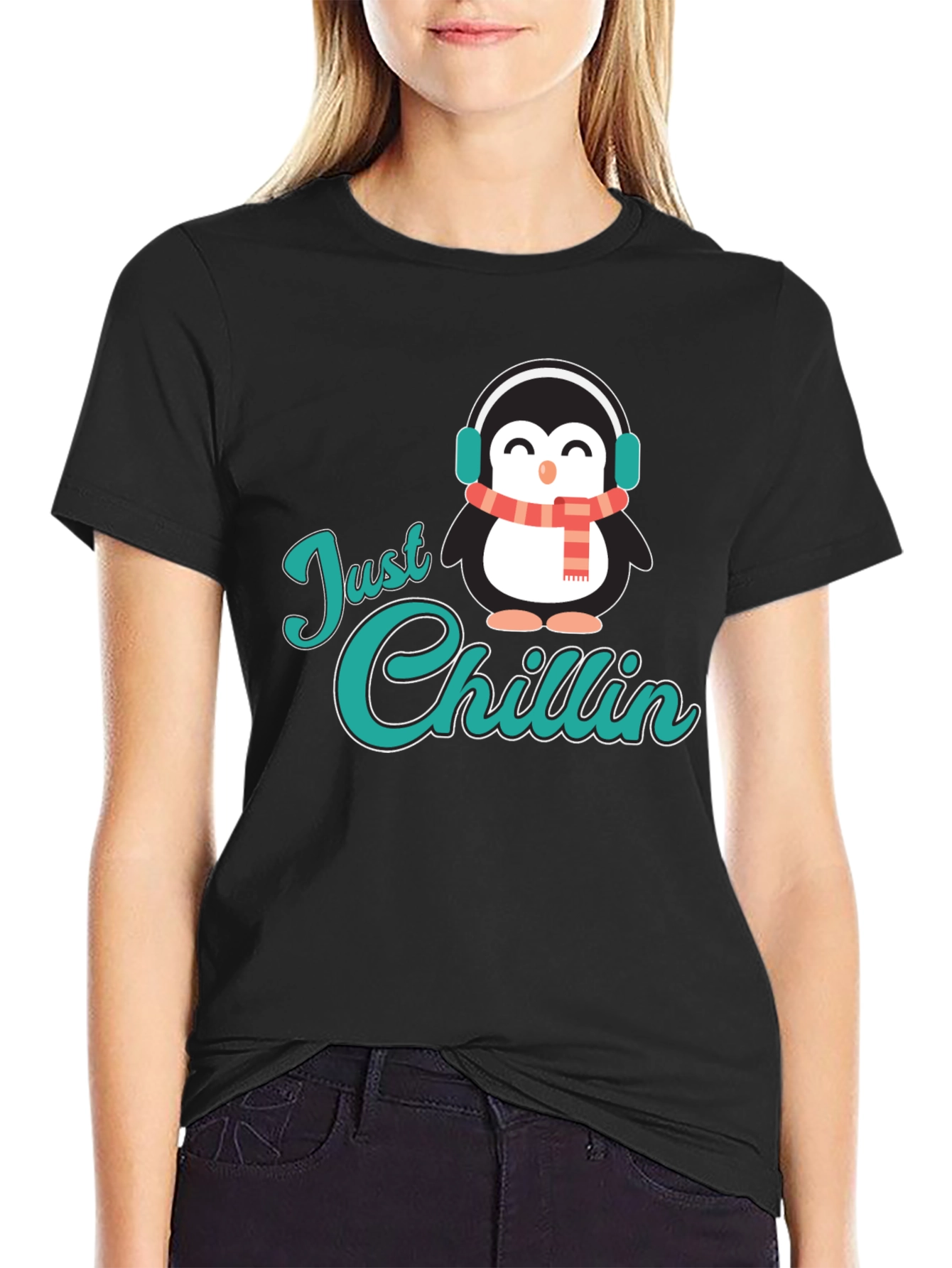 Just Chillin Penguin T-Shirt