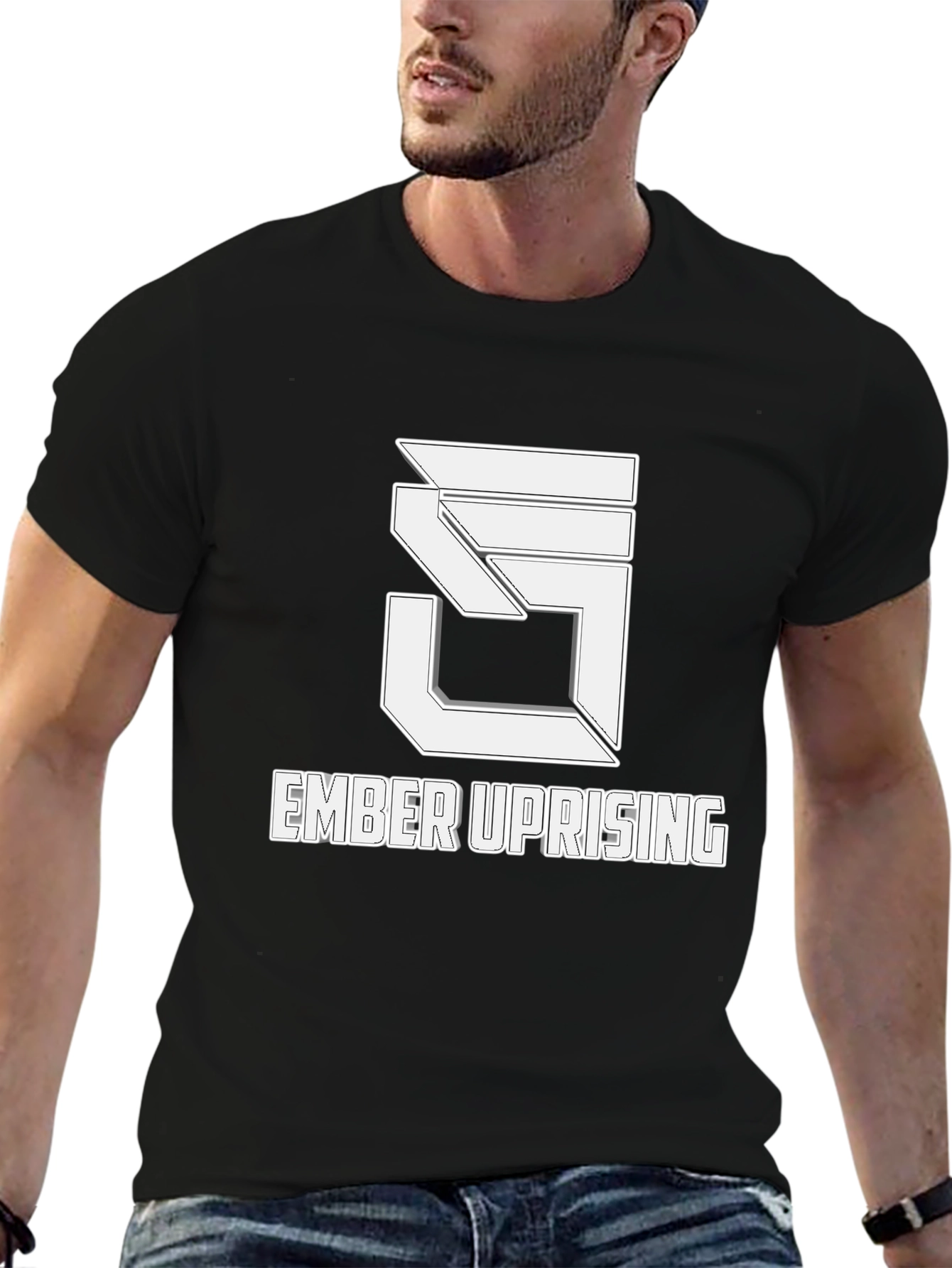 Ember Uprising Graphic T-Shirt - Black