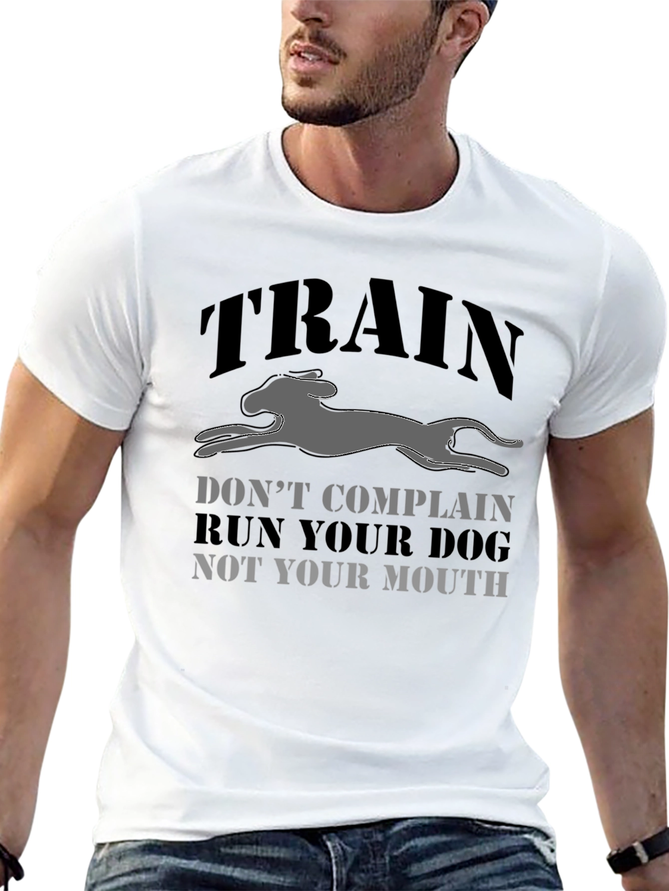 Train Your Dog Graphic T-Shirt