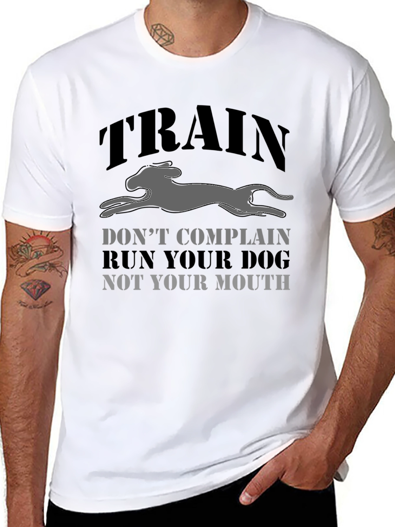 Train Your Dog Graphic T-Shirt