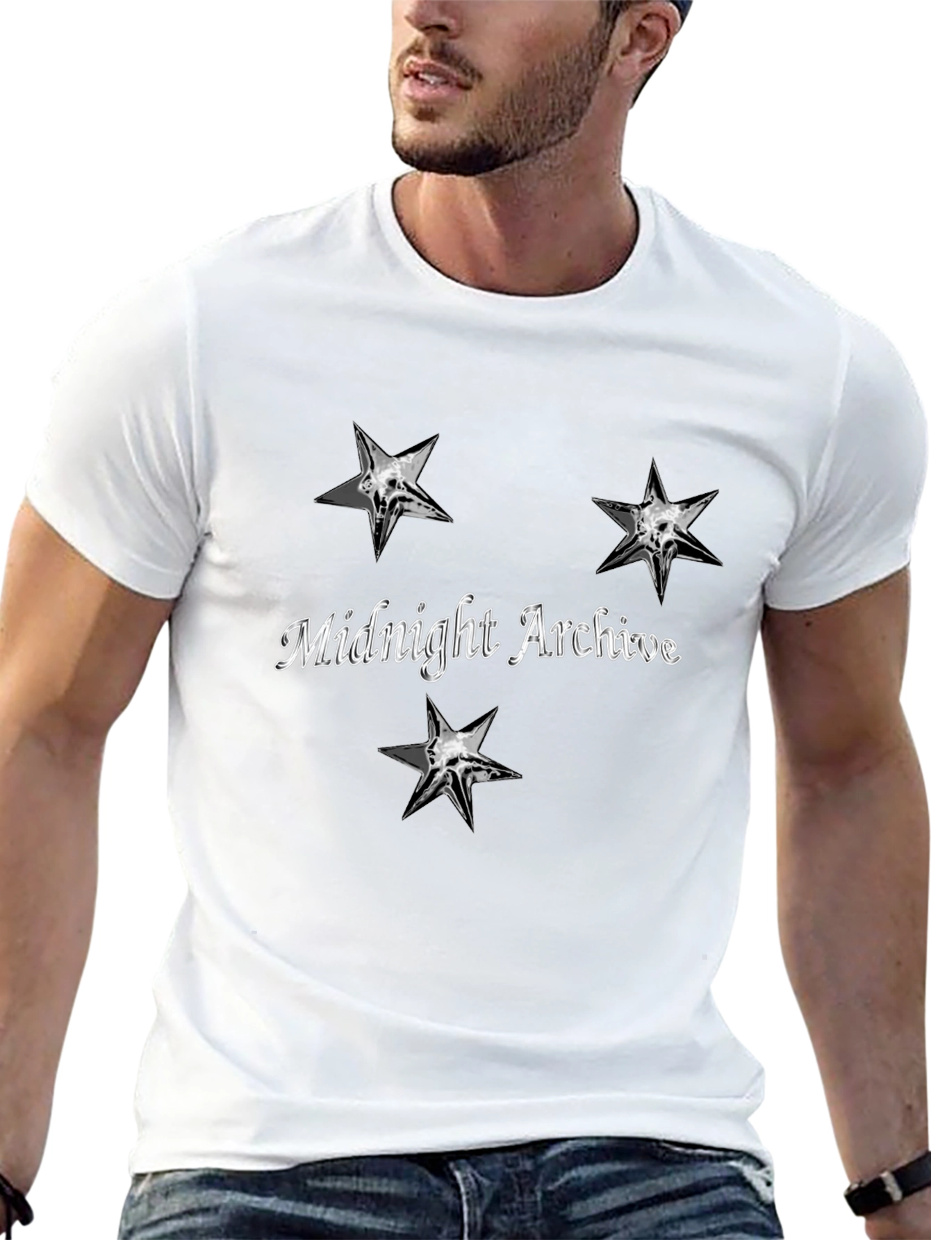 Midnight Archive Star T-Shirt - Soft Cotton Blend