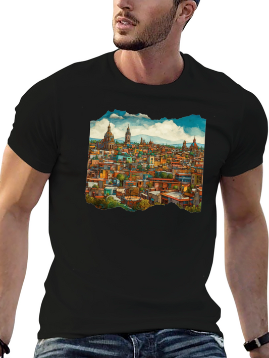 Cityscape Graphic Tee - Urban Style