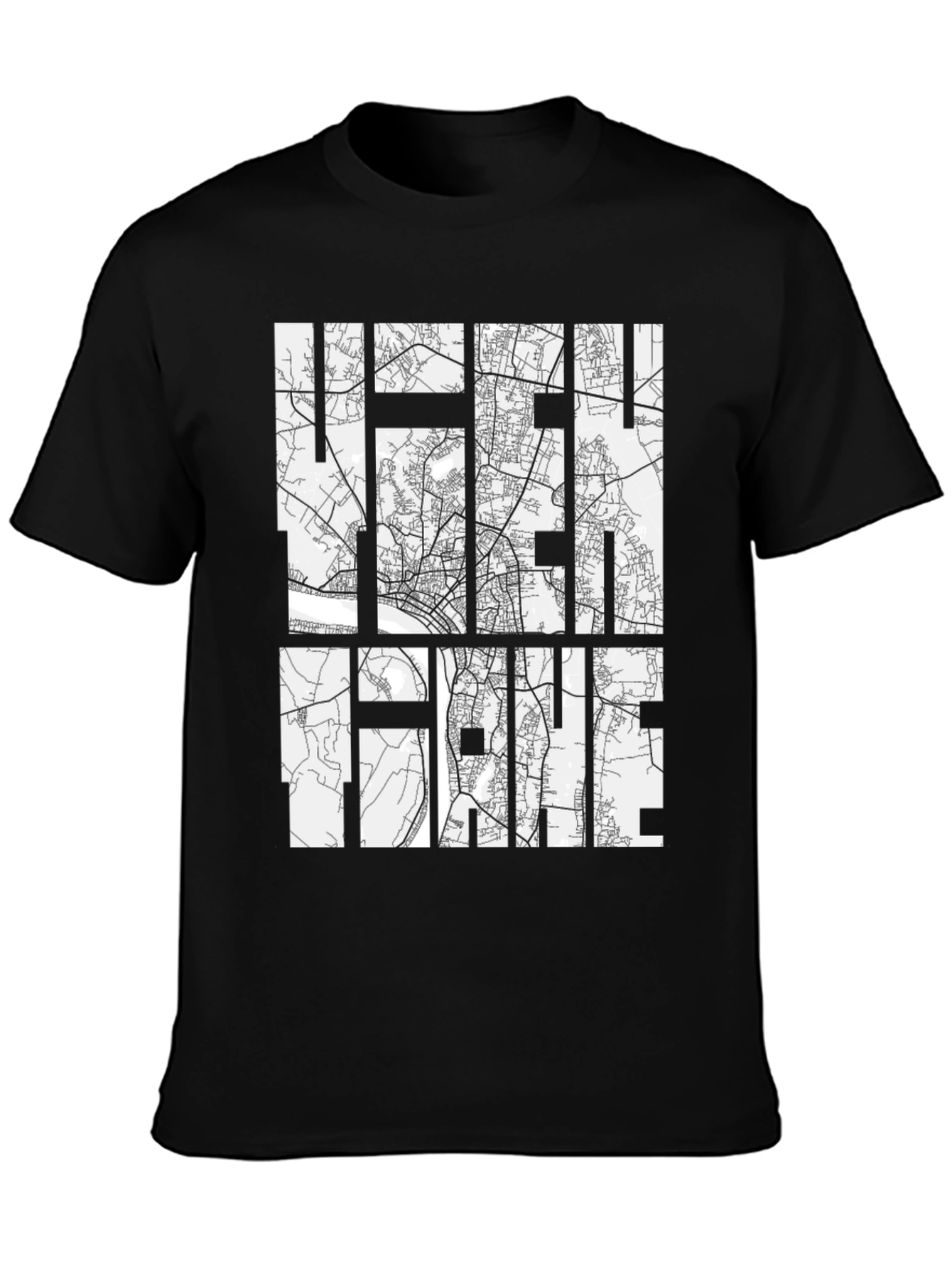 Helsingør Denmark Map T-Shirt
