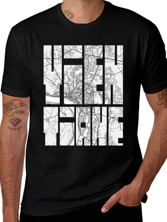 Helsingør Denmark Map T-Shirt