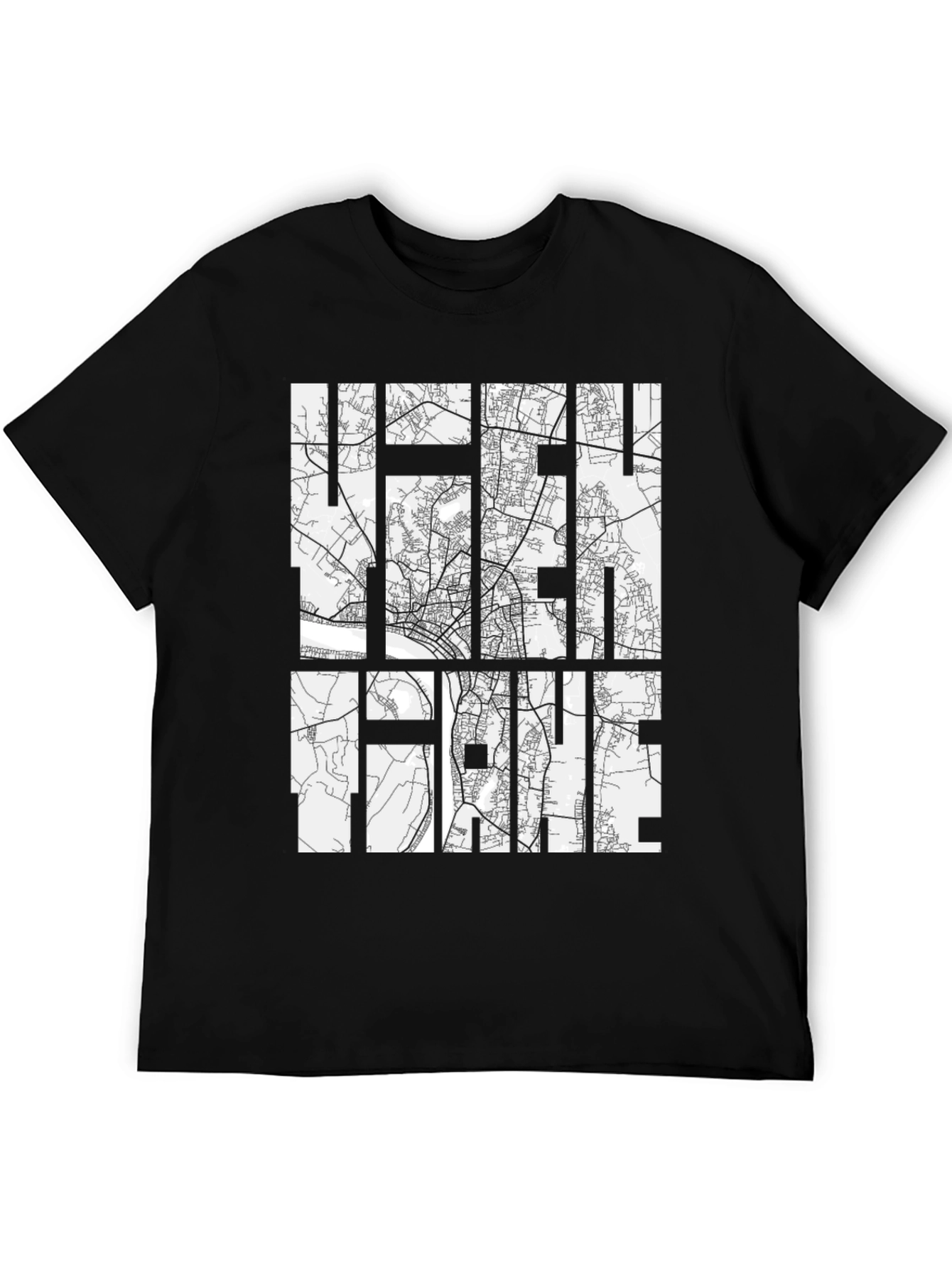 Helsingør Denmark Map T-Shirt