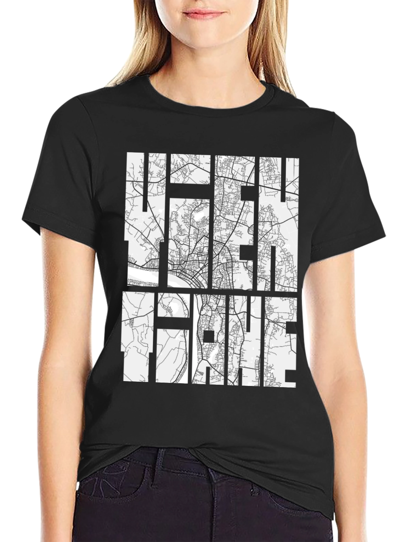 Helsingør Denmark Map T-Shirt
