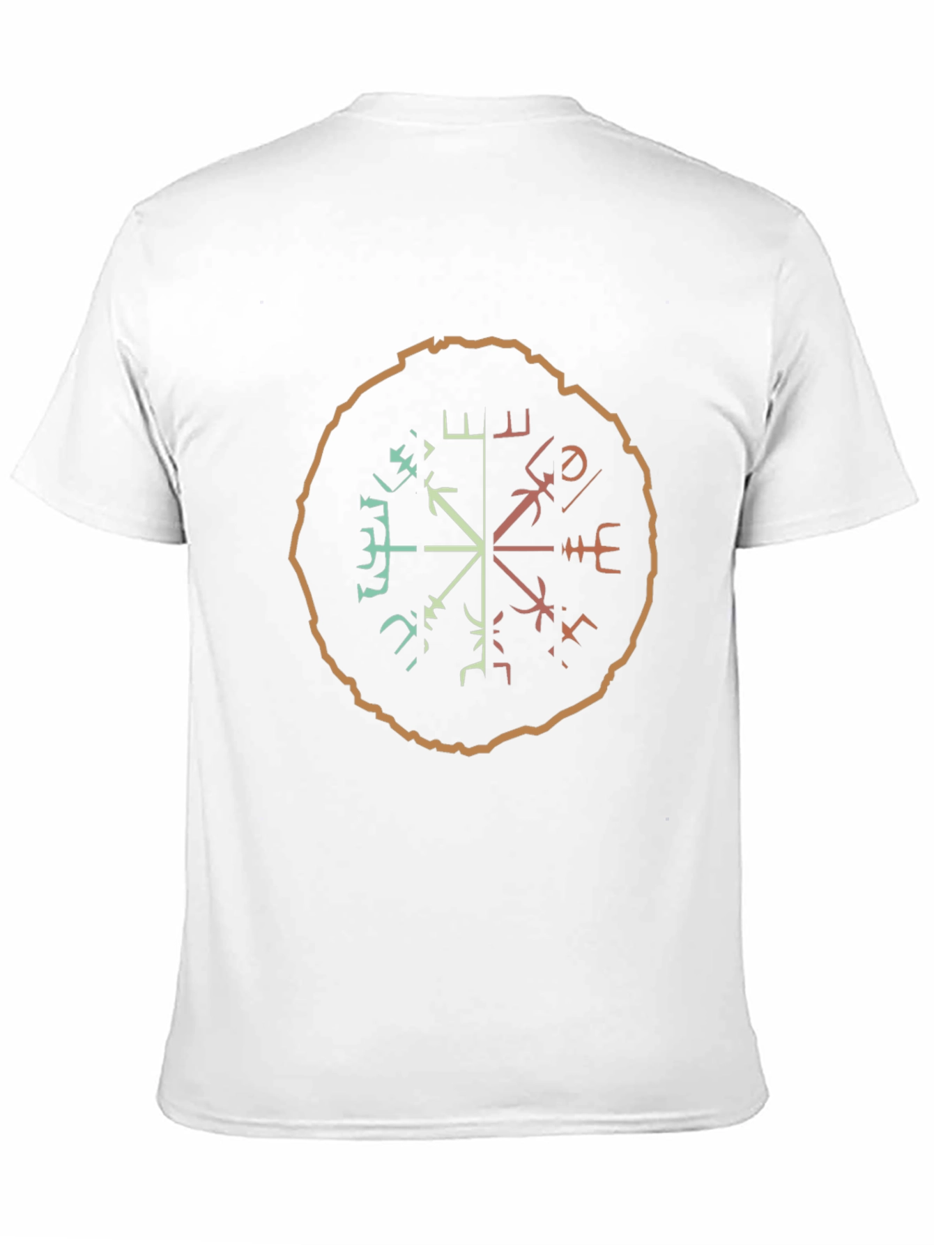 Vegvisir Compass T-Shirt - Viking Rune Guide
