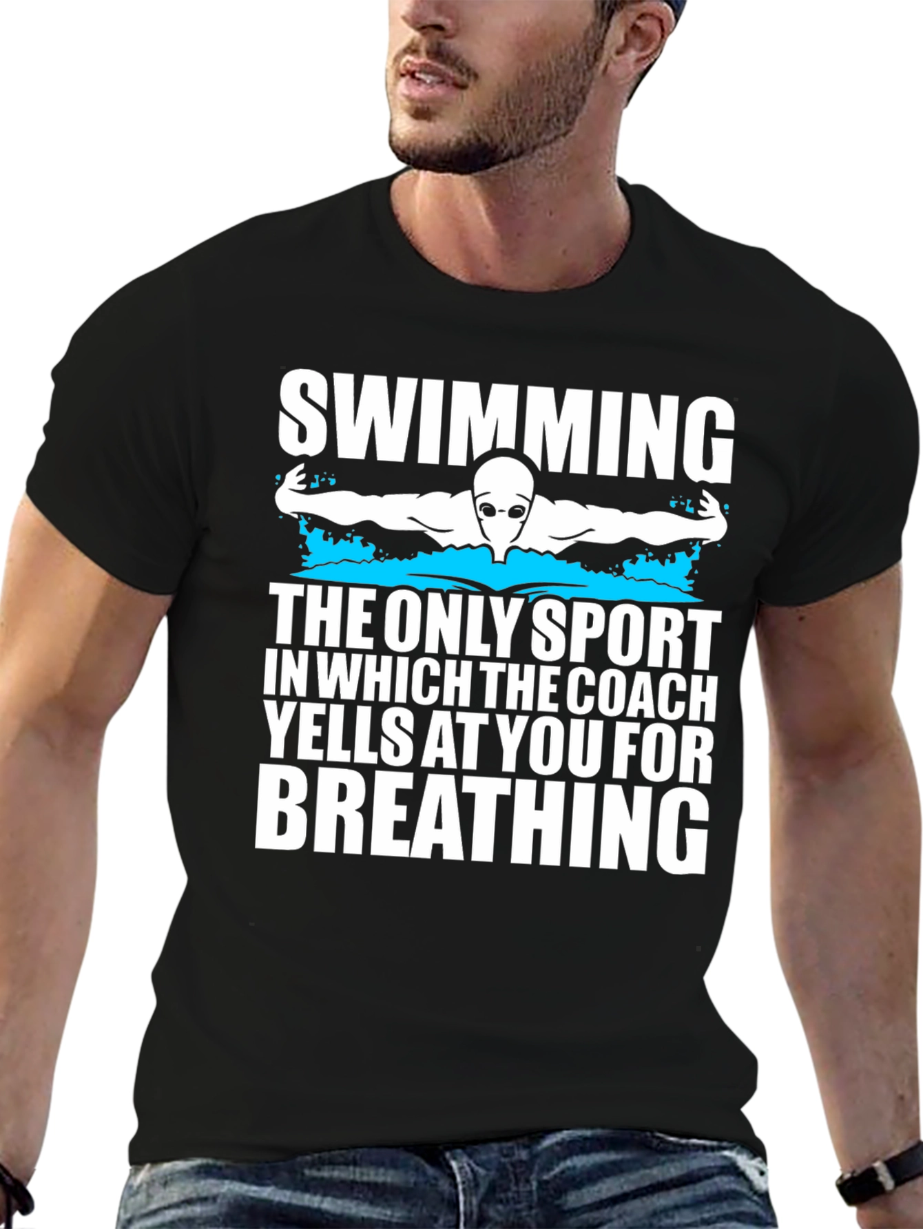 Swimming T-Shirt - Funny Swimmer Gift