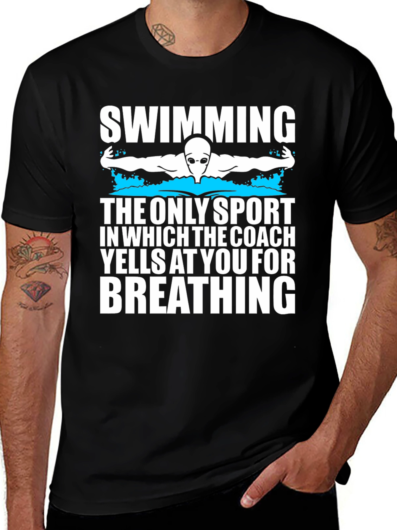 Swimming T-Shirt - Funny Swimmer Gift