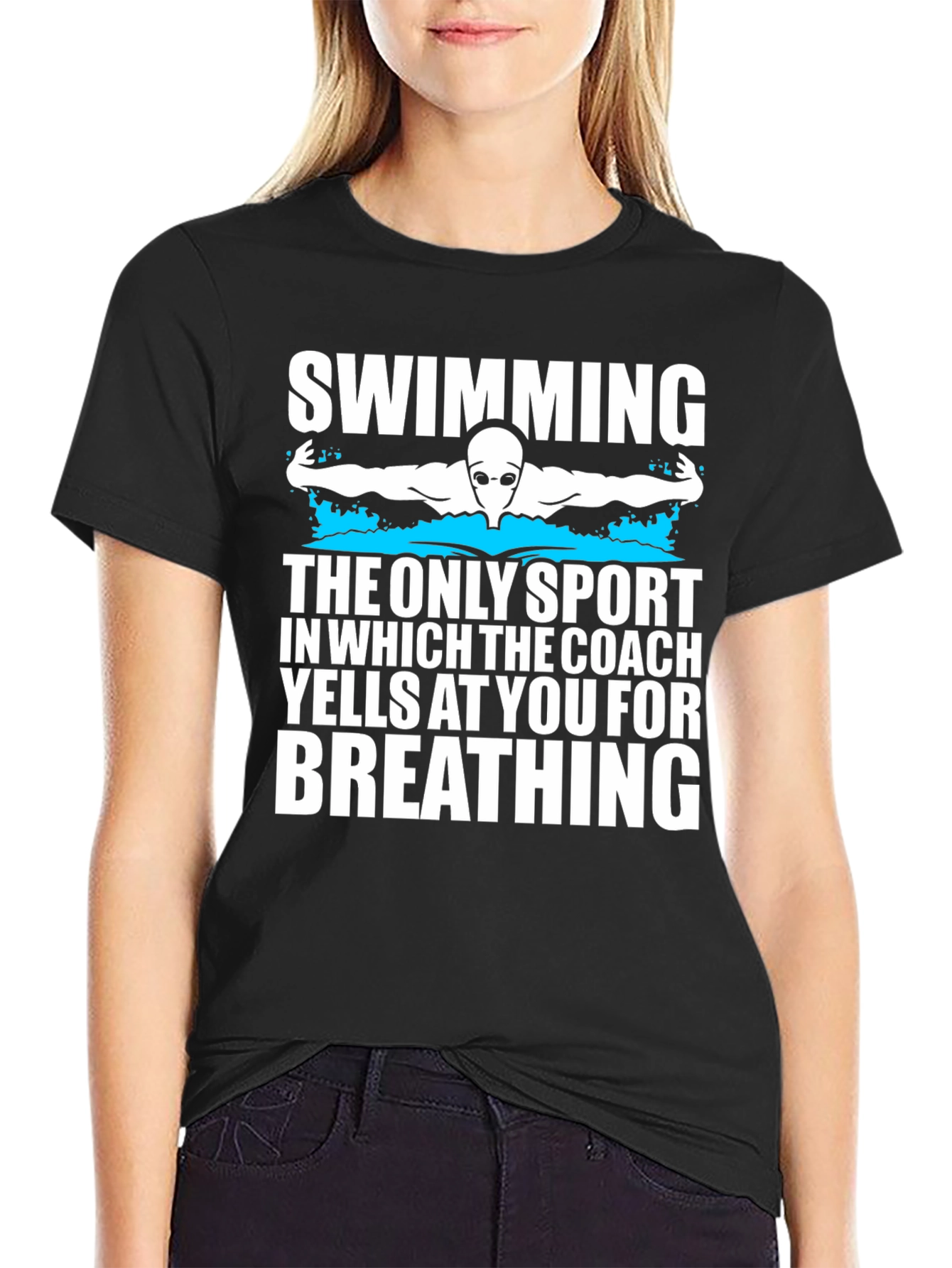 Swimming T-Shirt - Funny Swimmer Gift