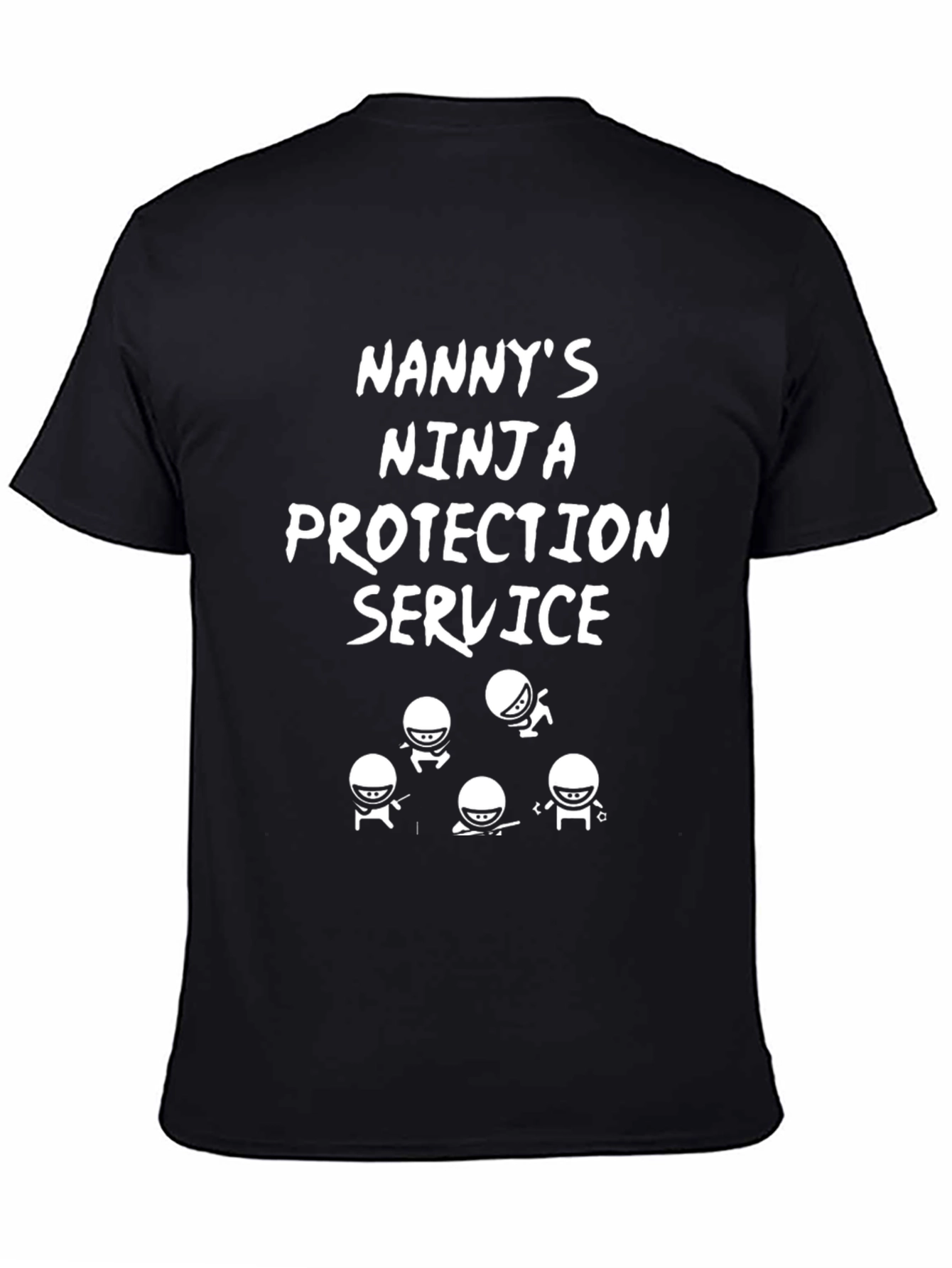 Nannys Ninja Protection Service Graphic T-Shirt