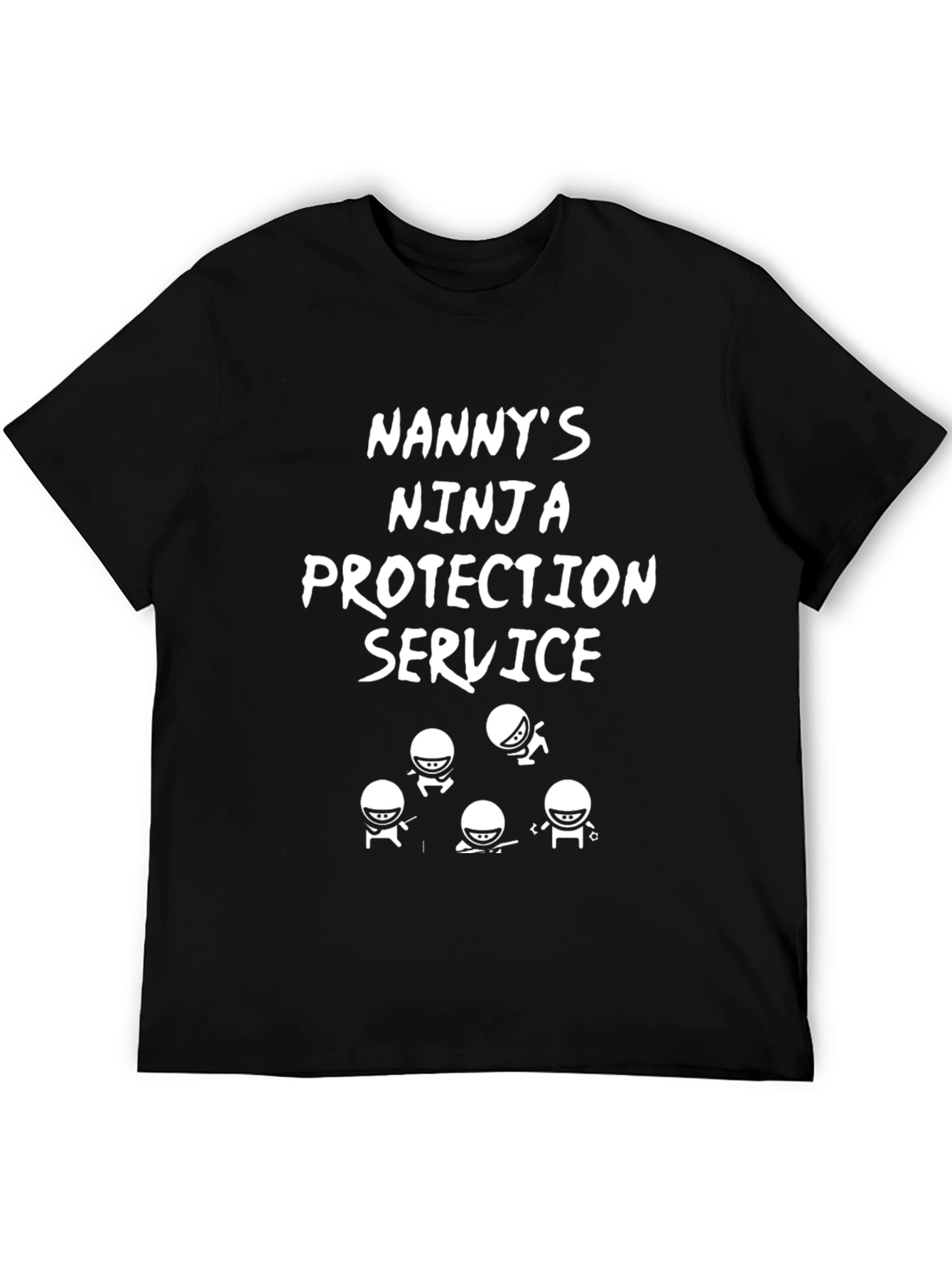 Nannys Ninja Protection Service Graphic T-Shirt