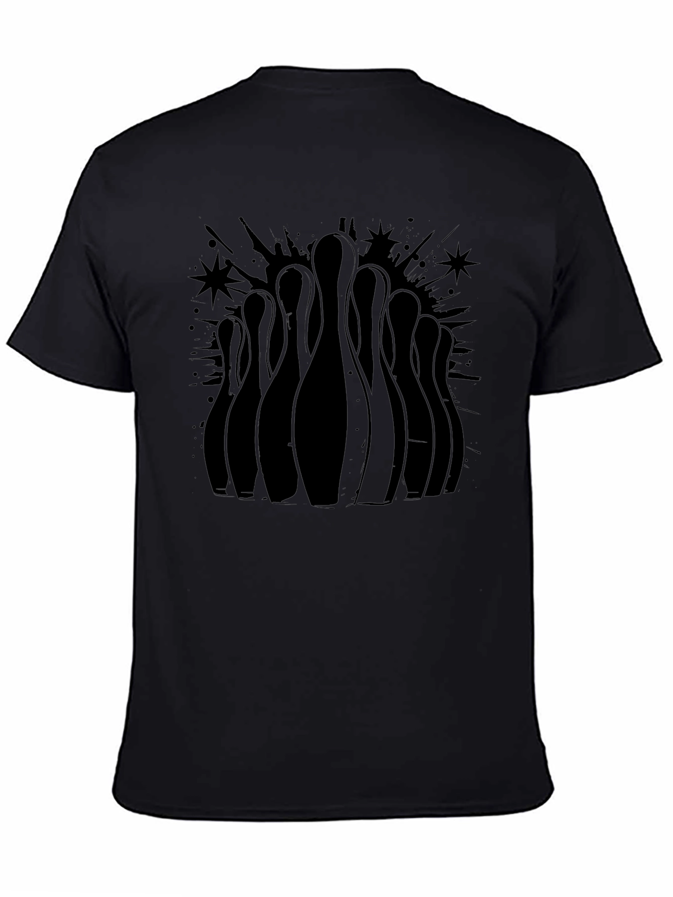 Bowling Pins Graphic Tee - Strike Style!