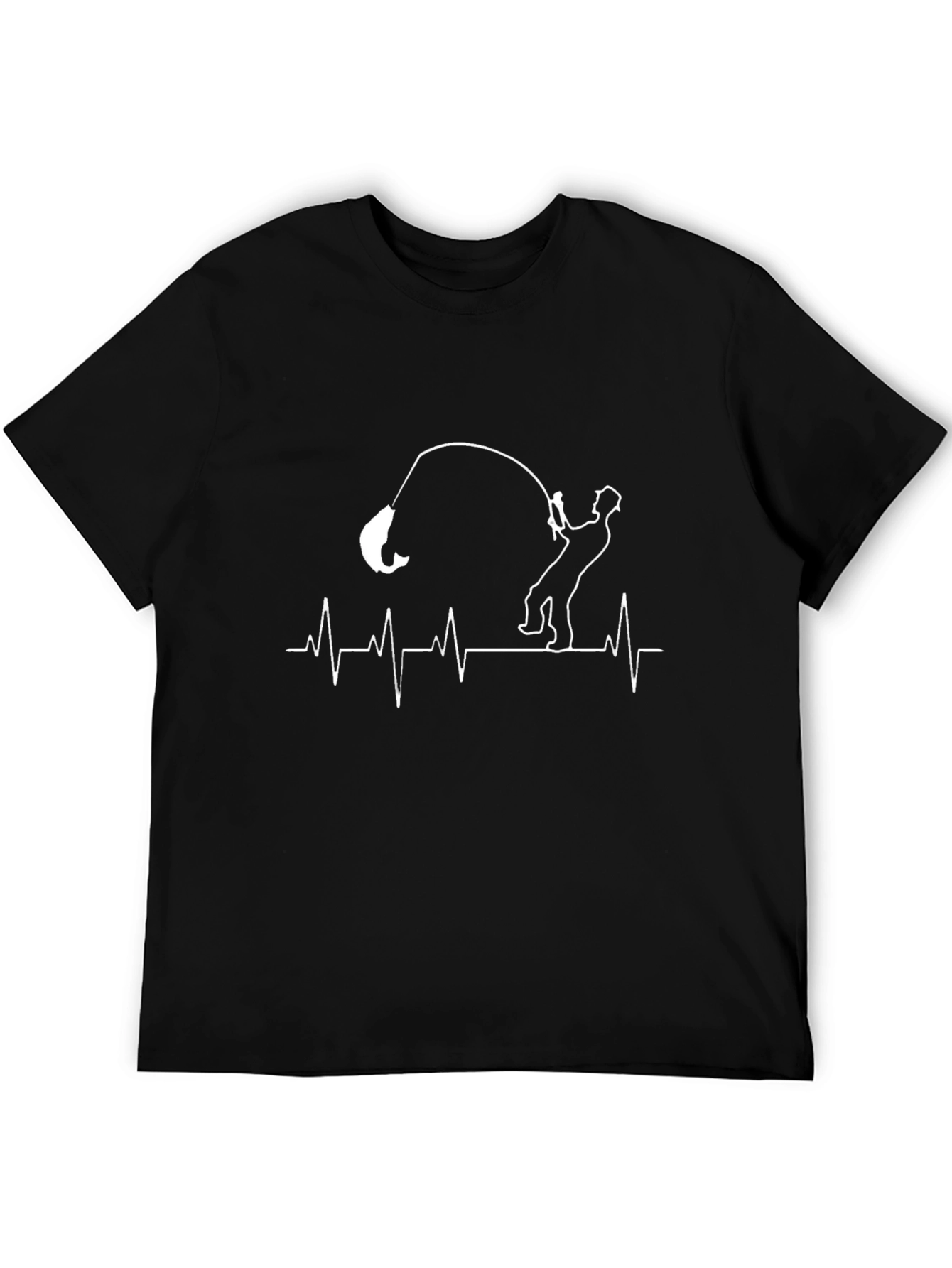 Fishing Heartbeat T-Shirt