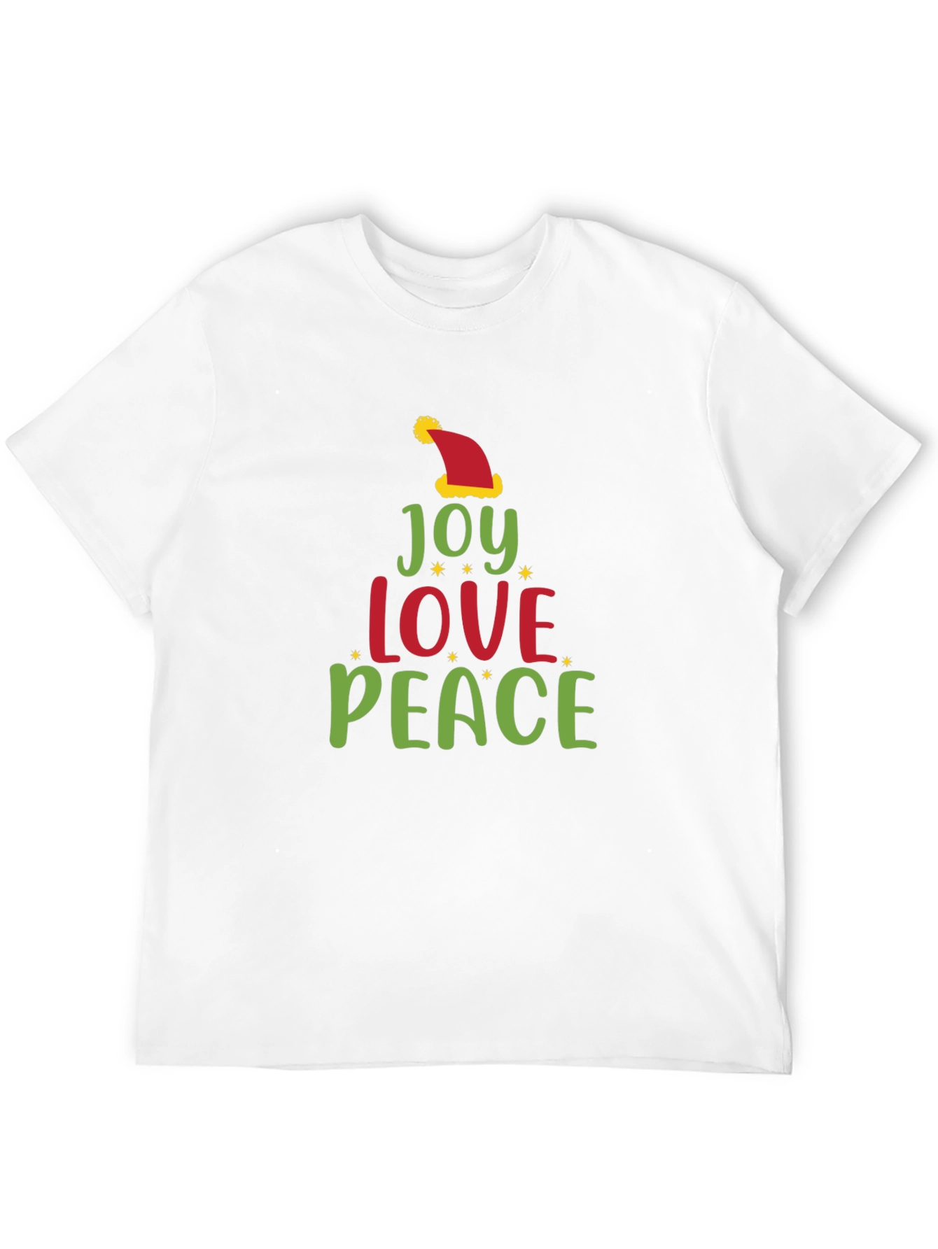 Festive Joy Love Peace Christmas T-Shirt