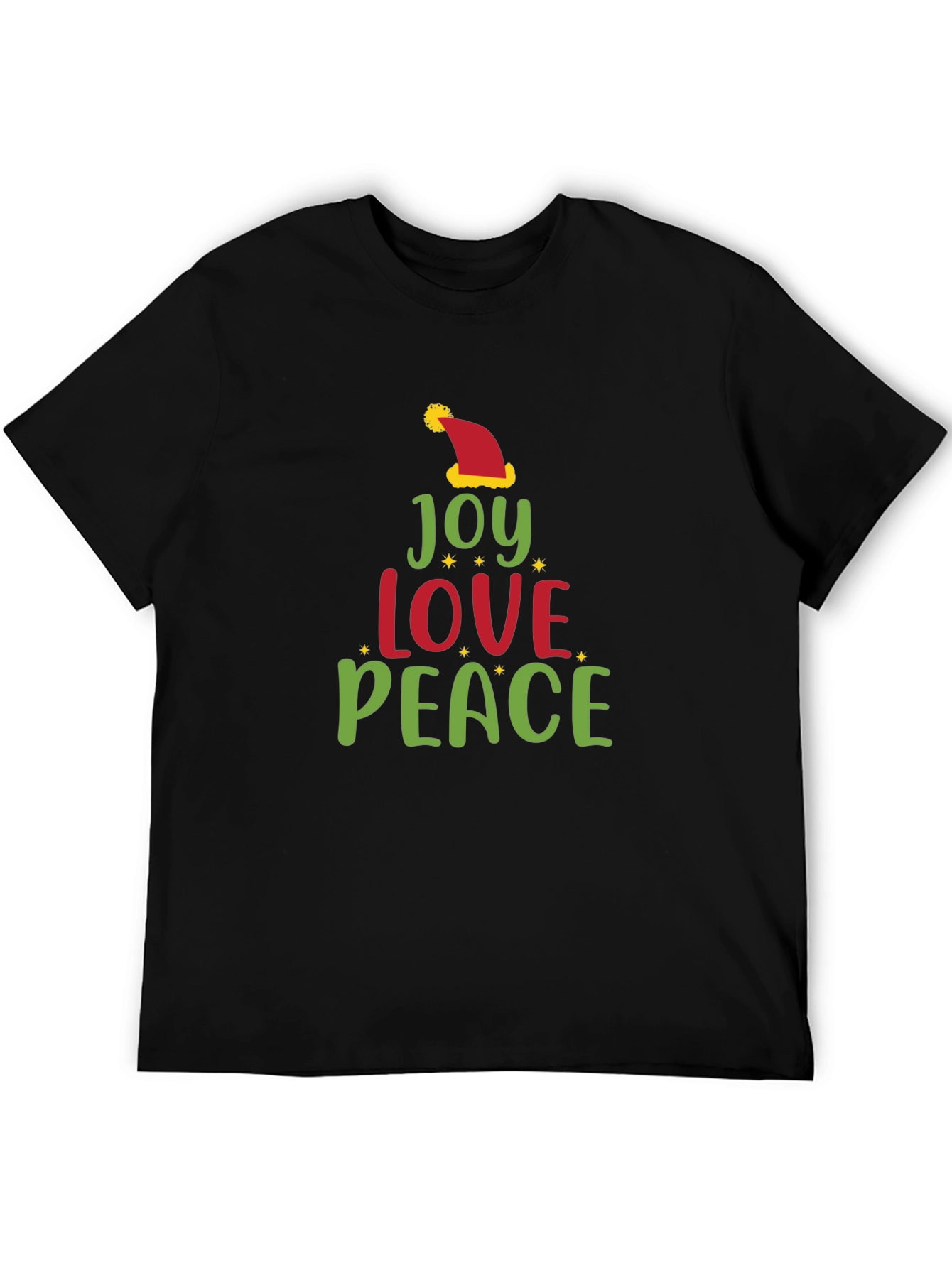 Festive Joy Love Peace Christmas T-Shirt