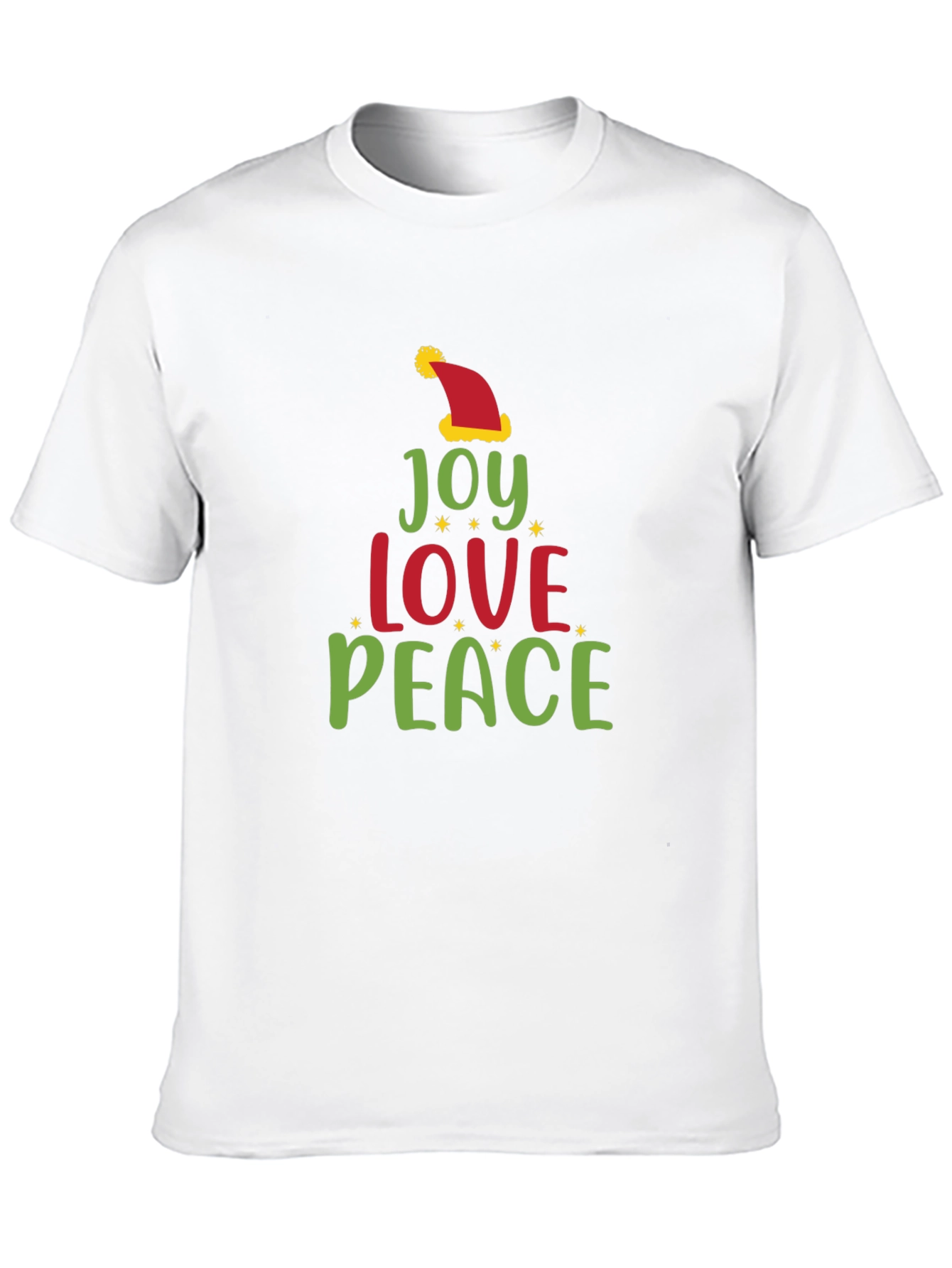 Festive Joy Love Peace Christmas T-Shirt