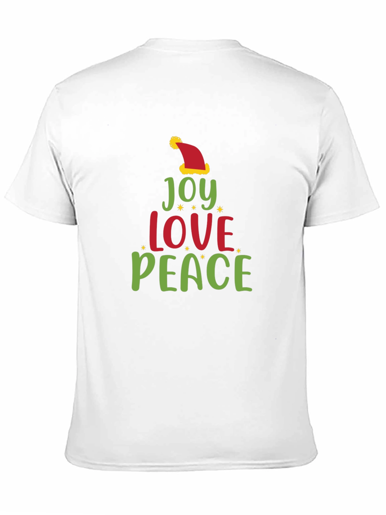 Festive Joy Love Peace Christmas T-Shirt