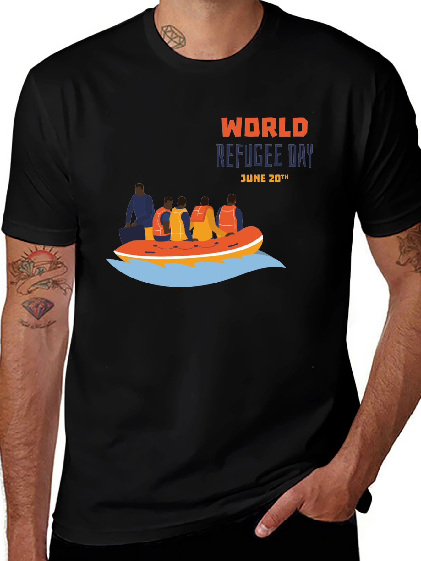 World Refugee Day Unisex T-Shirt