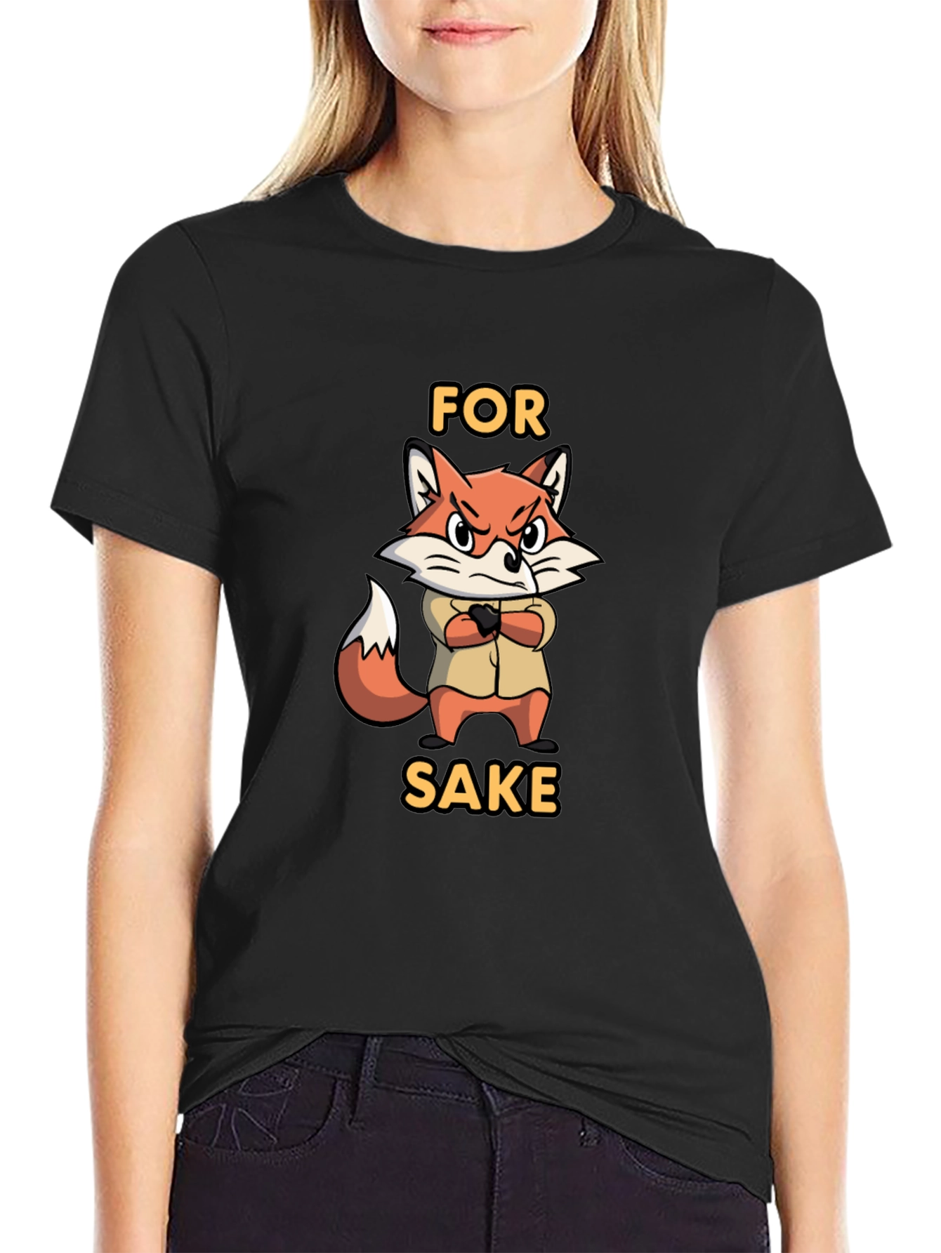 For Fox Sake Funny Graphic T-Shirt