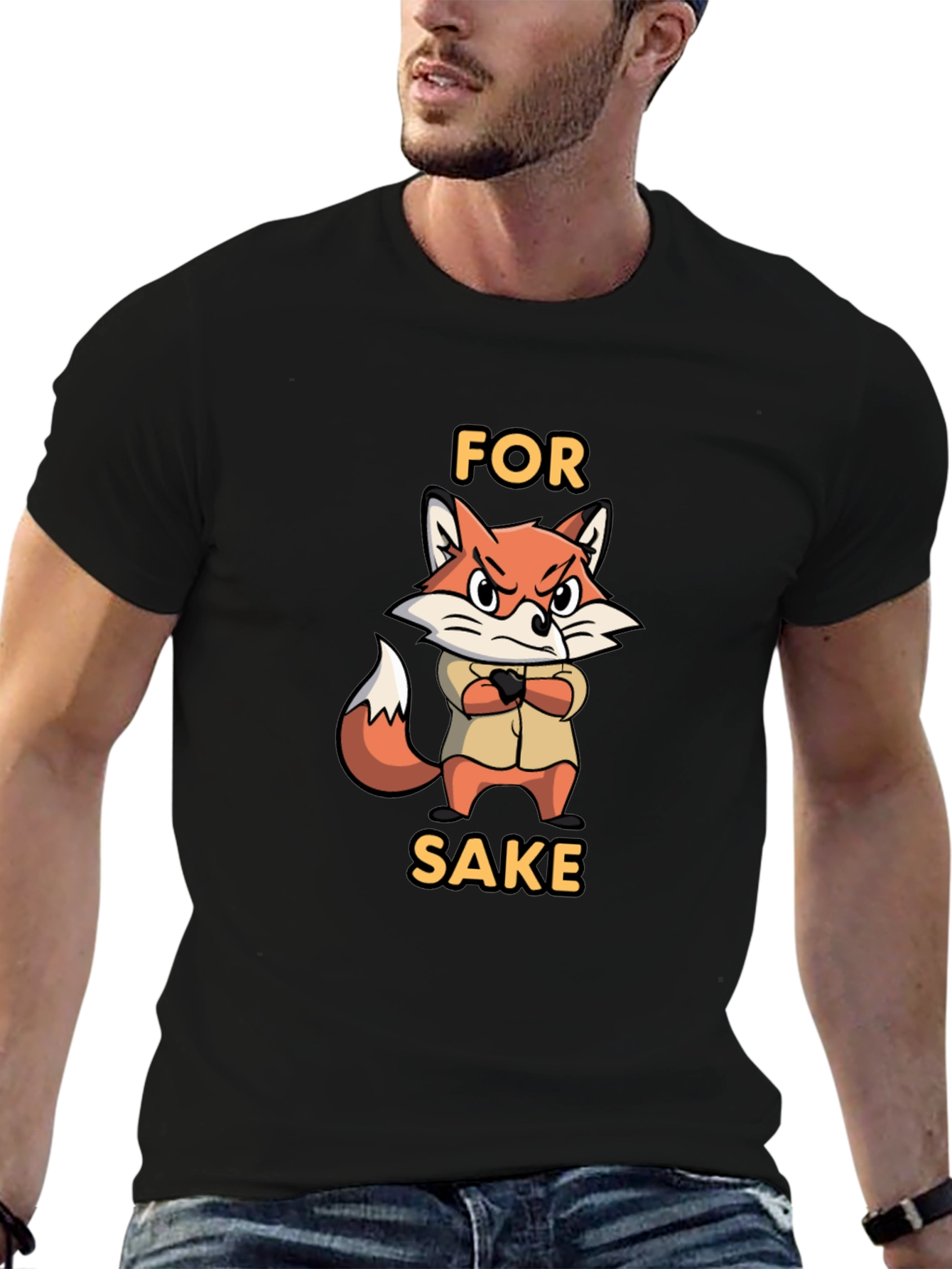 For Fox Sake Funny Graphic T-Shirt