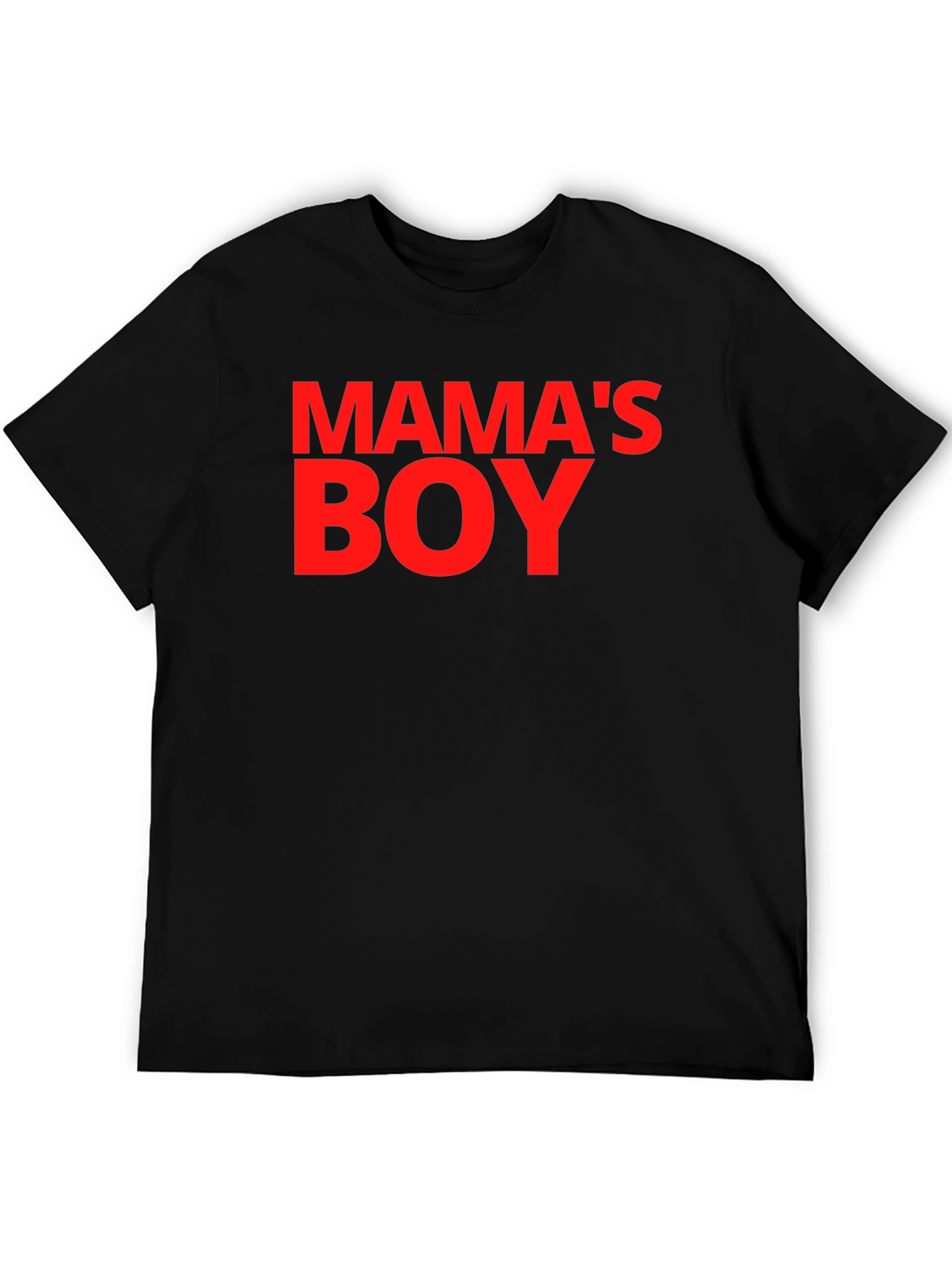 Mamas Boy Graphic Tee - Black