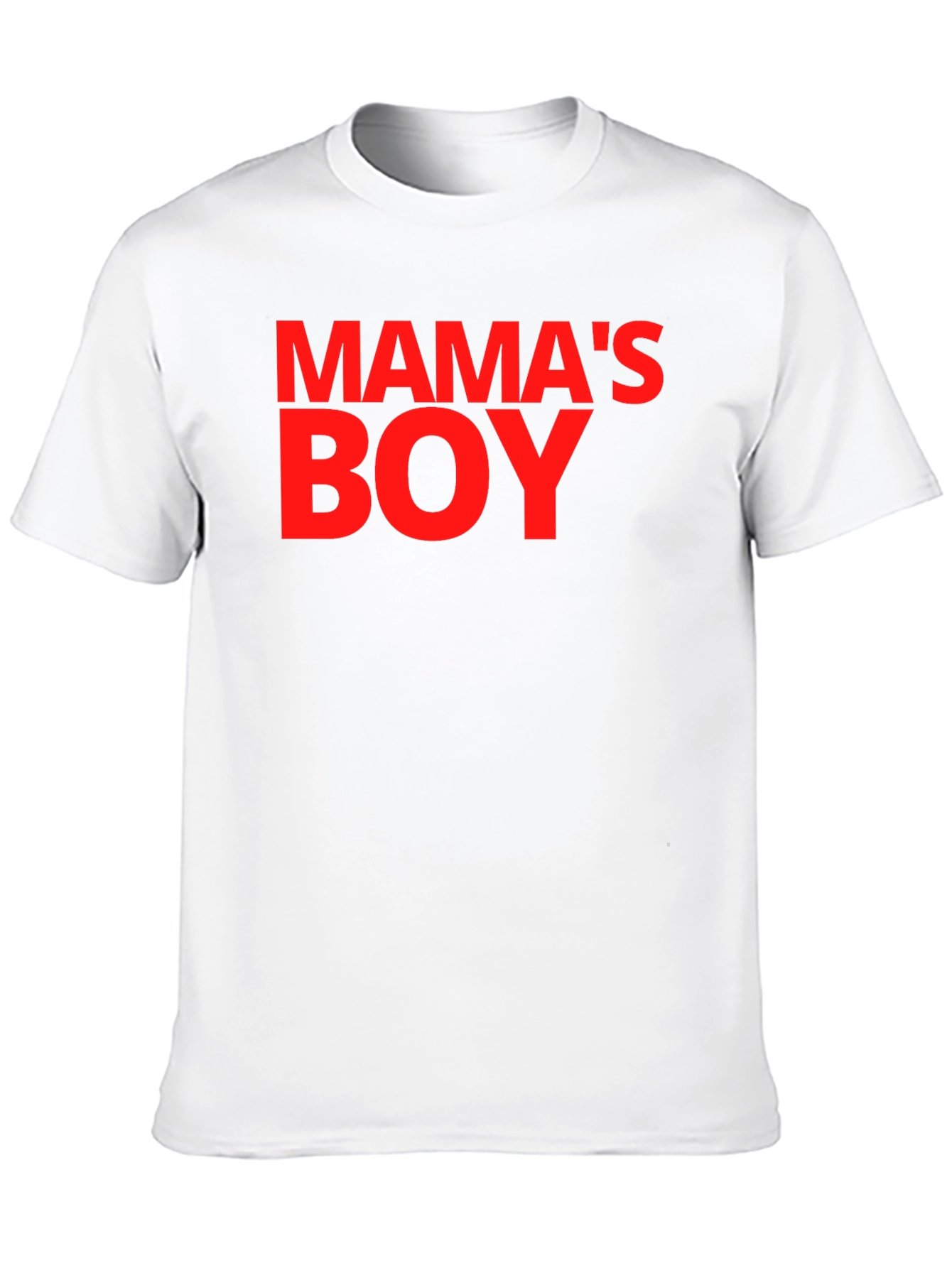 Mamas Boy Graphic Tee - Black