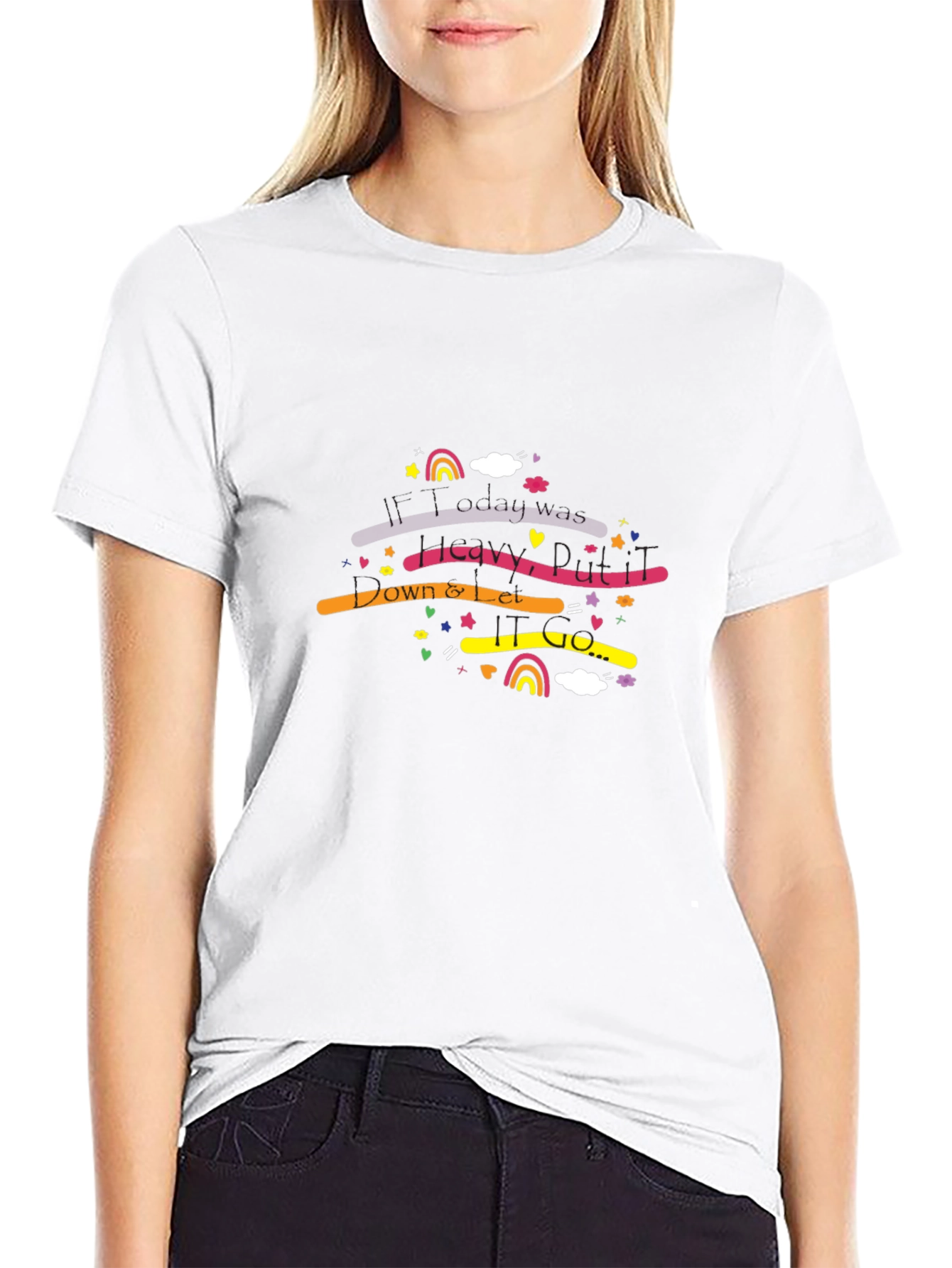 Vibrant Graphic Tee - Let it Go!
