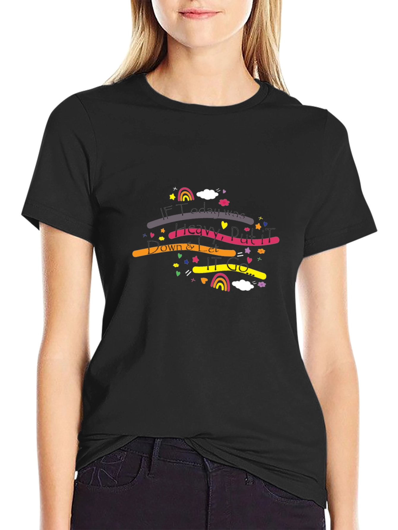 Vibrant Graphic Tee - Let it Go!