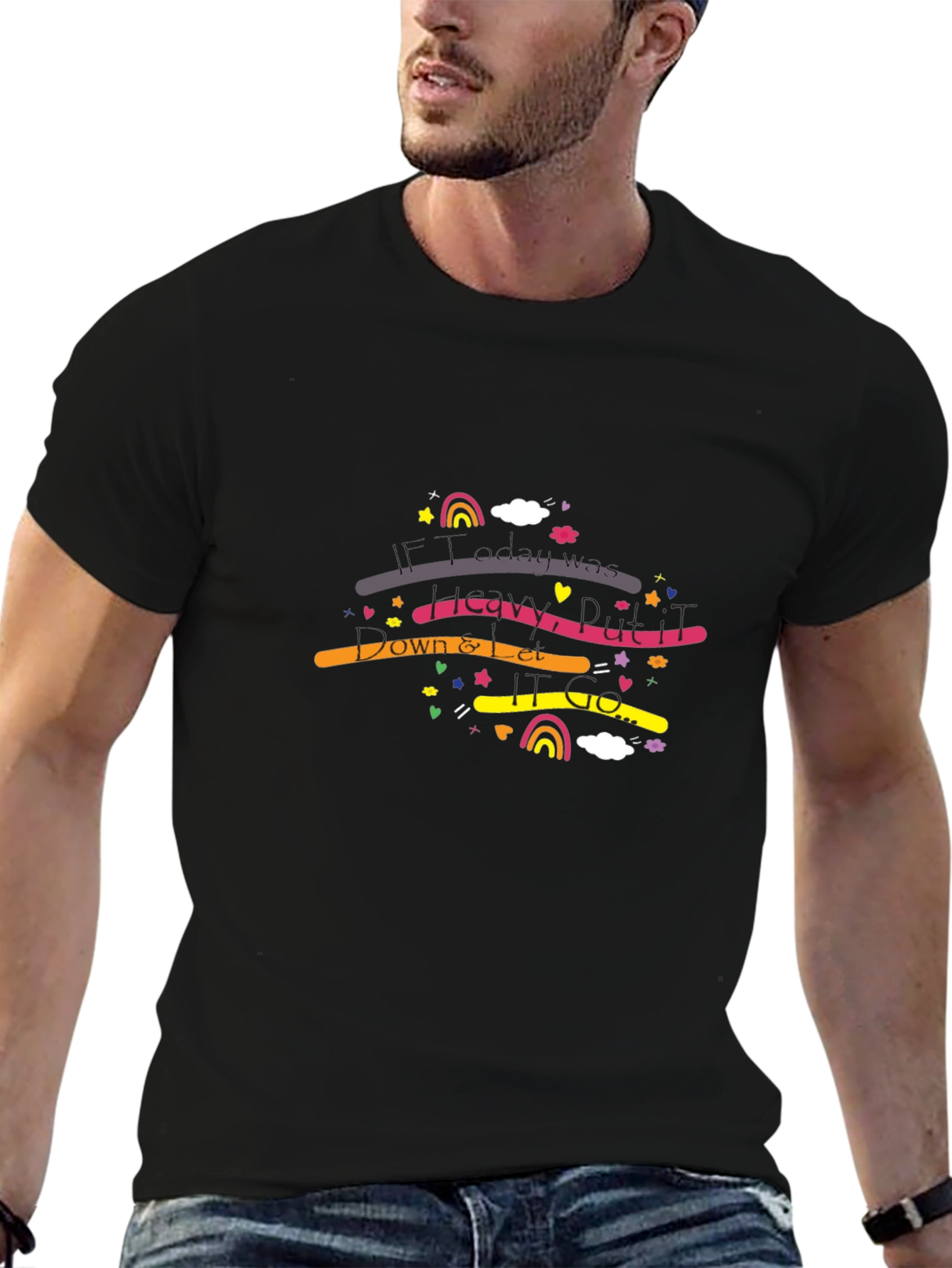 Vibrant Graphic Tee - Let it Go!