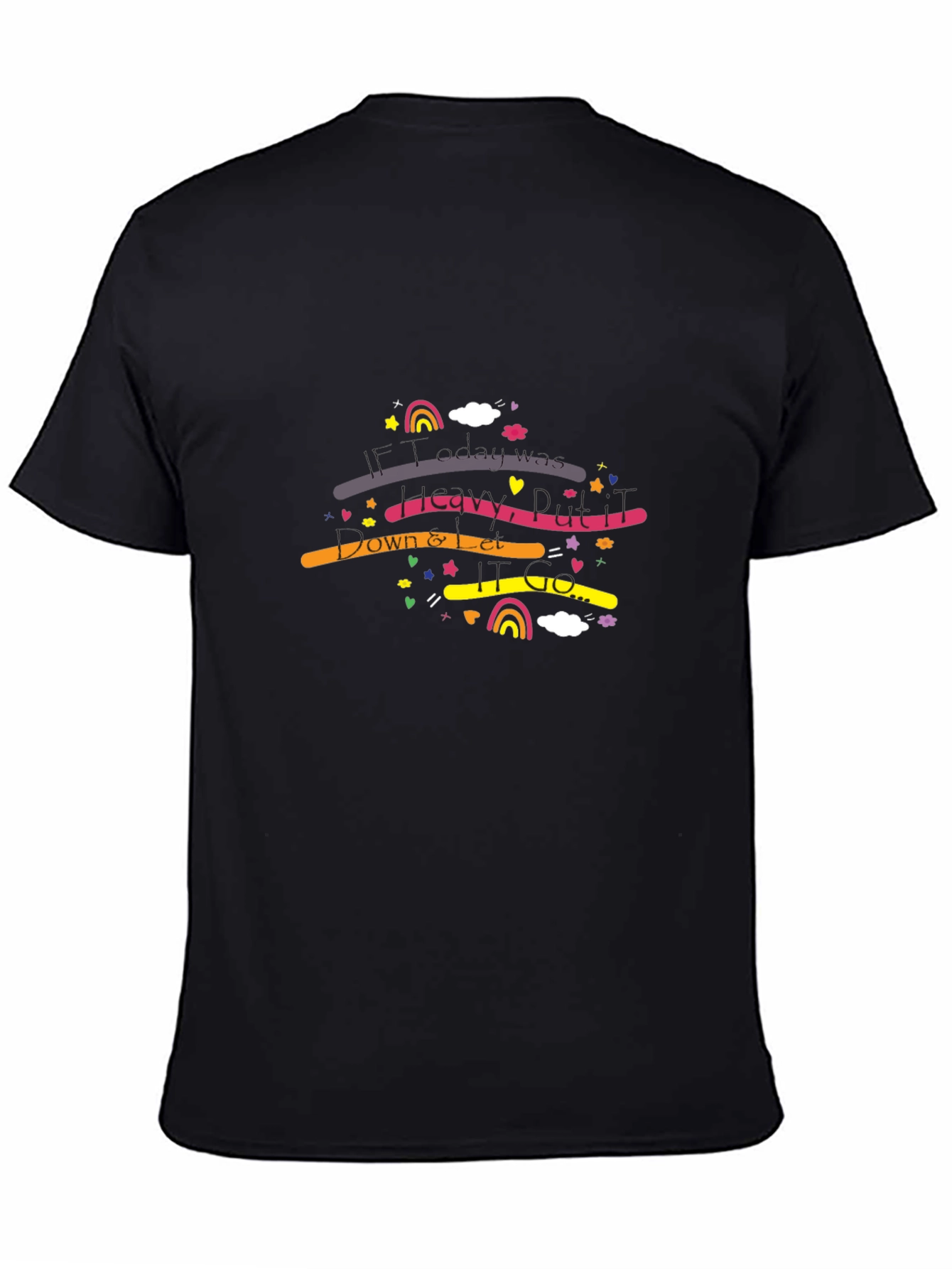 Vibrant Graphic Tee - Let it Go!
