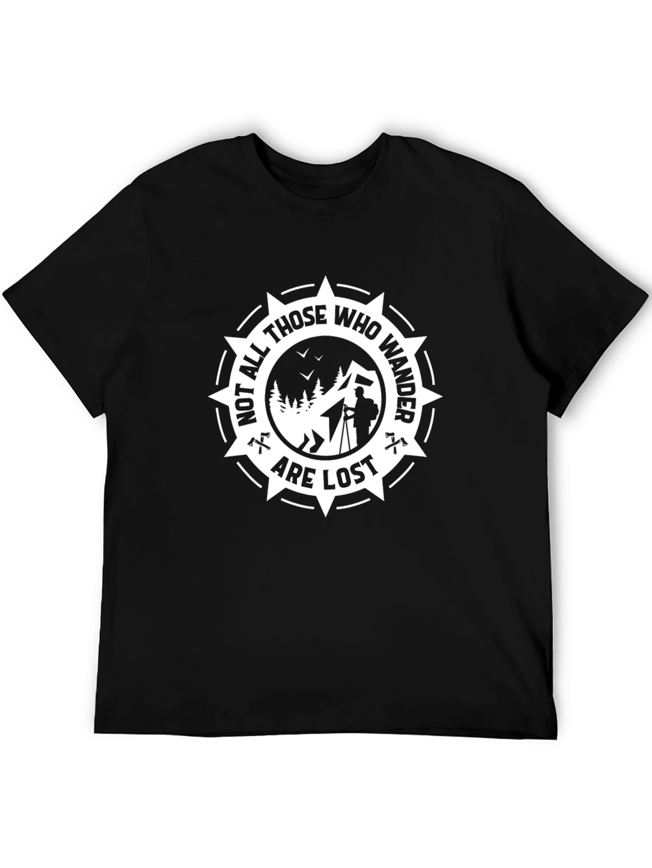 Wanderlust T-Shirt - Not All Who Wander Are Lost