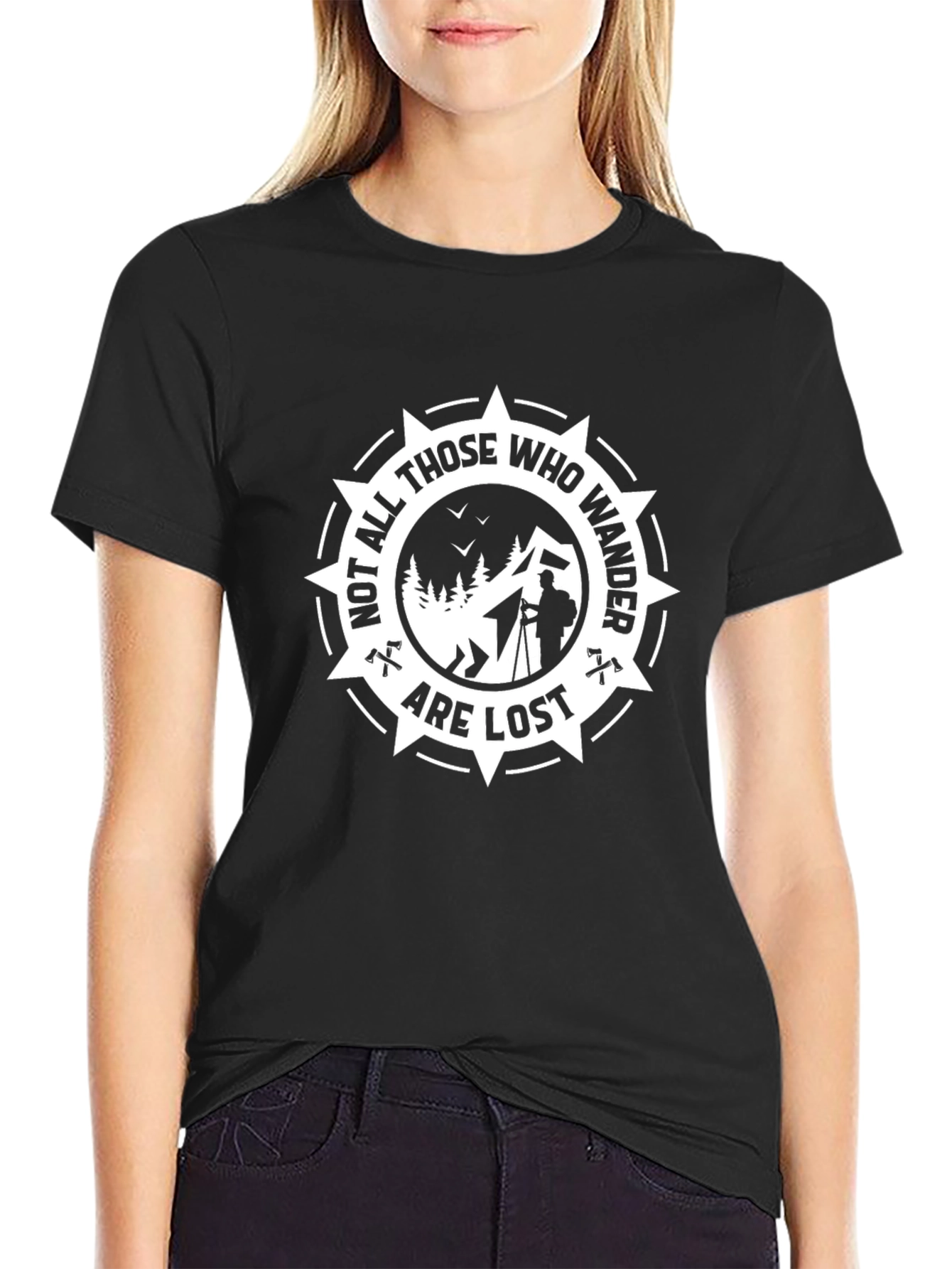 Wanderlust T-Shirt - Not All Who Wander Are Lost