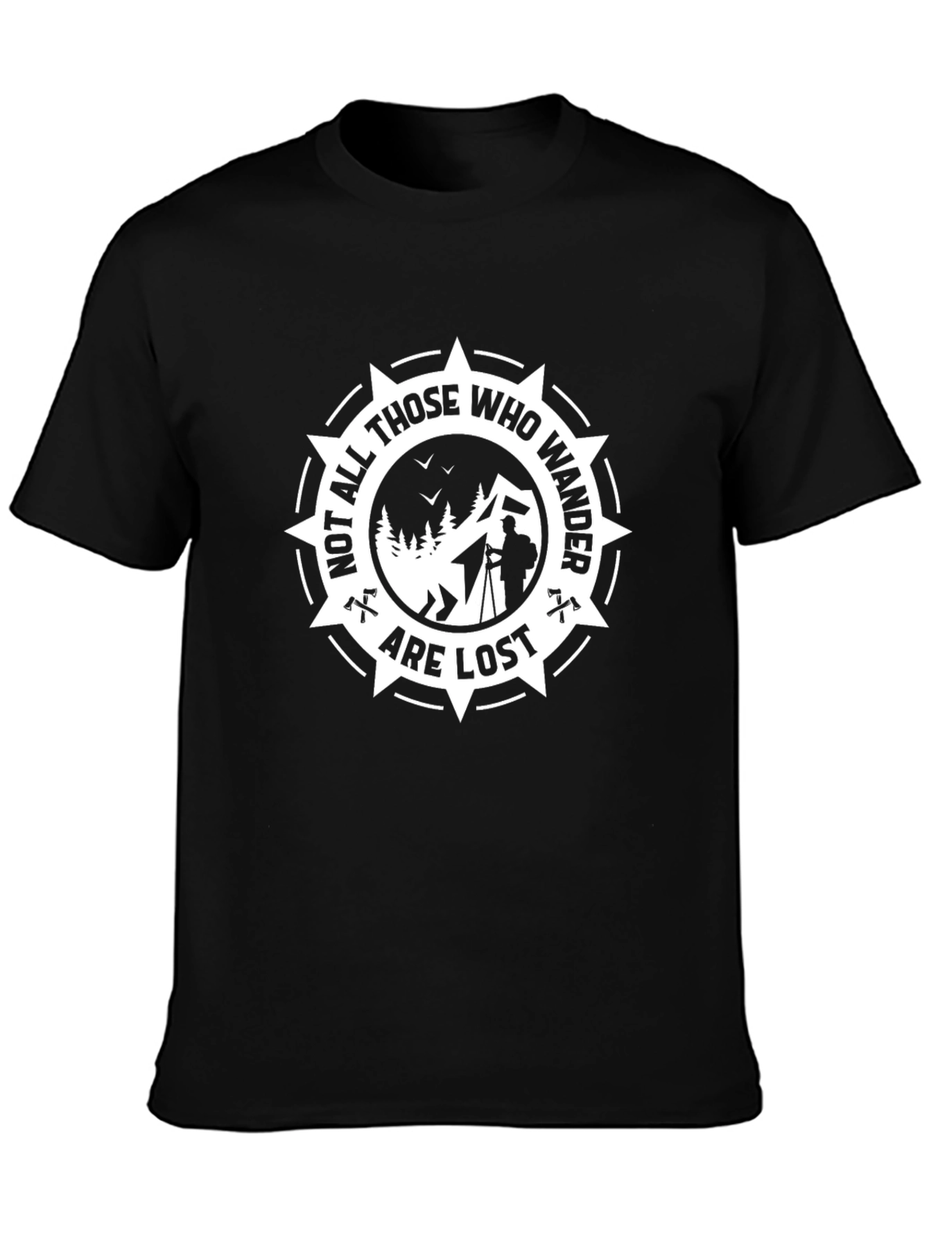 Wanderlust T-Shirt - Not All Who Wander Are Lost