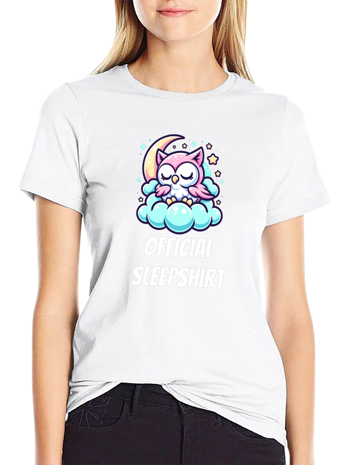 Official Sleepshirt Owl Moon T-Shirt