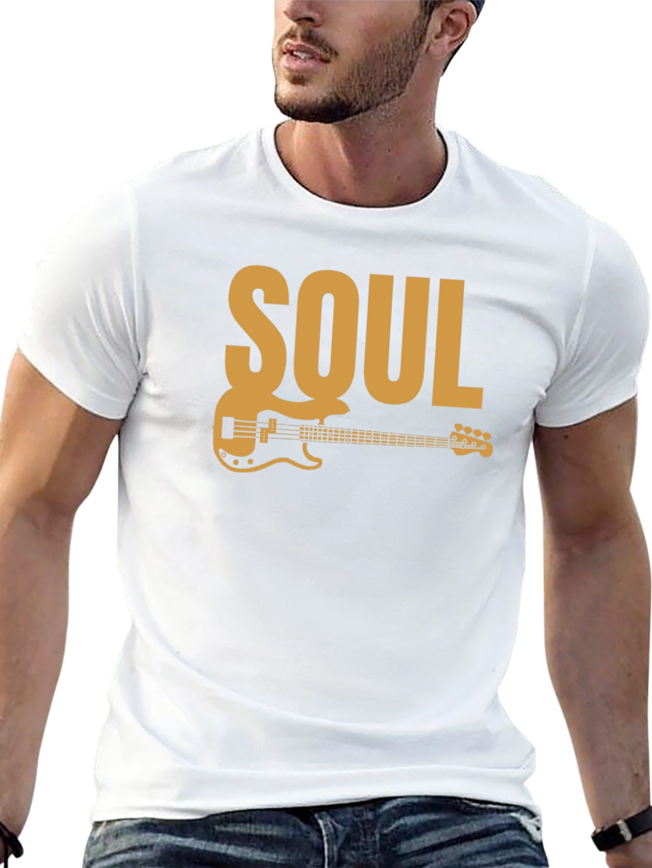 Soul Music Guitar T-Shirt - Black