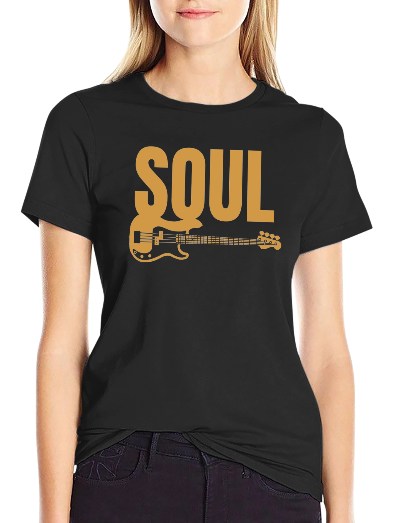 Soul Music Guitar T-Shirt - Black