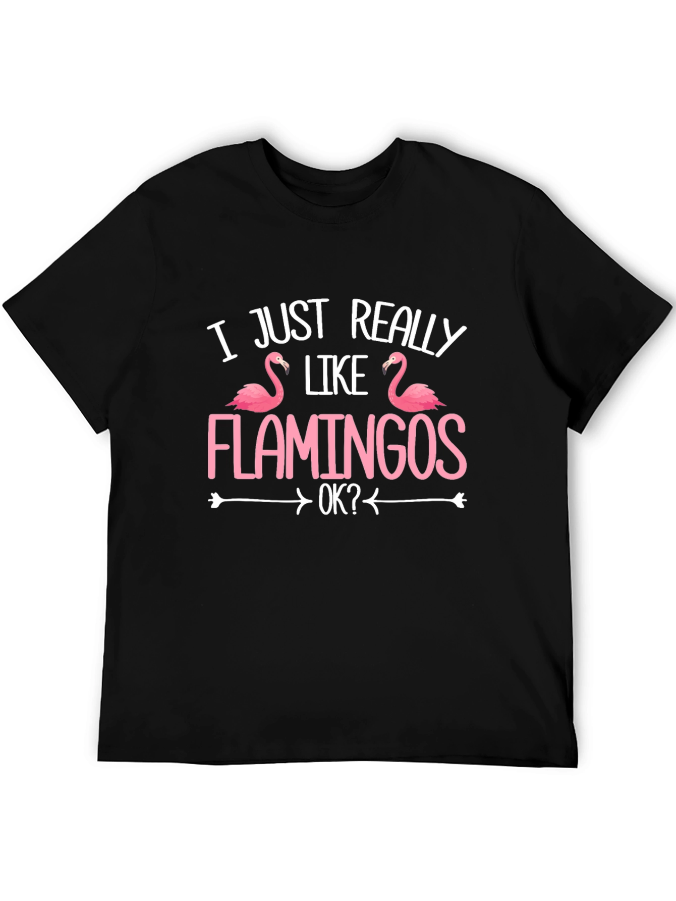 Funny Flamingo T-Shirt - I Just Really Like Flamingos