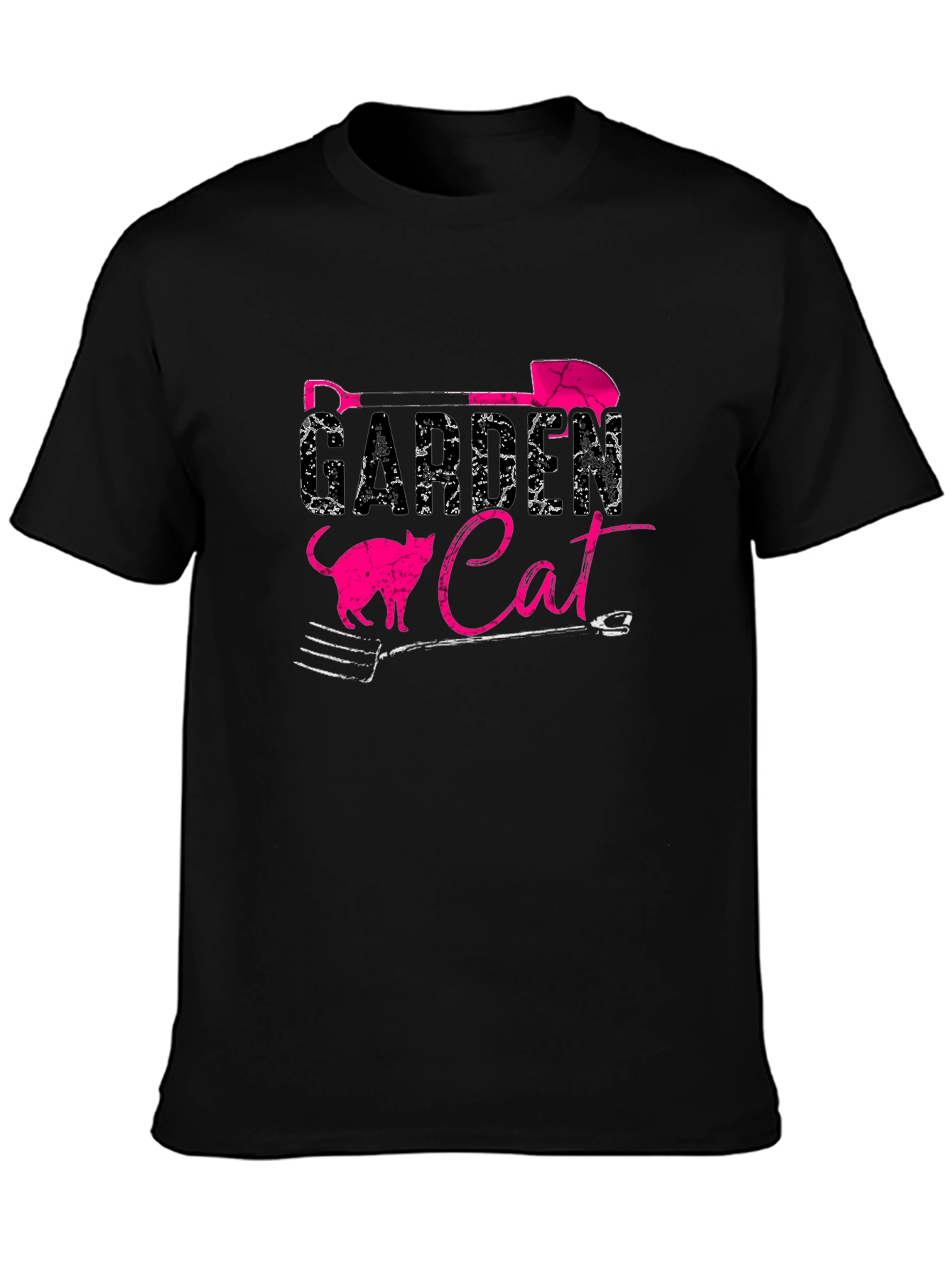 Gardener Cat Graphic T-Shirt