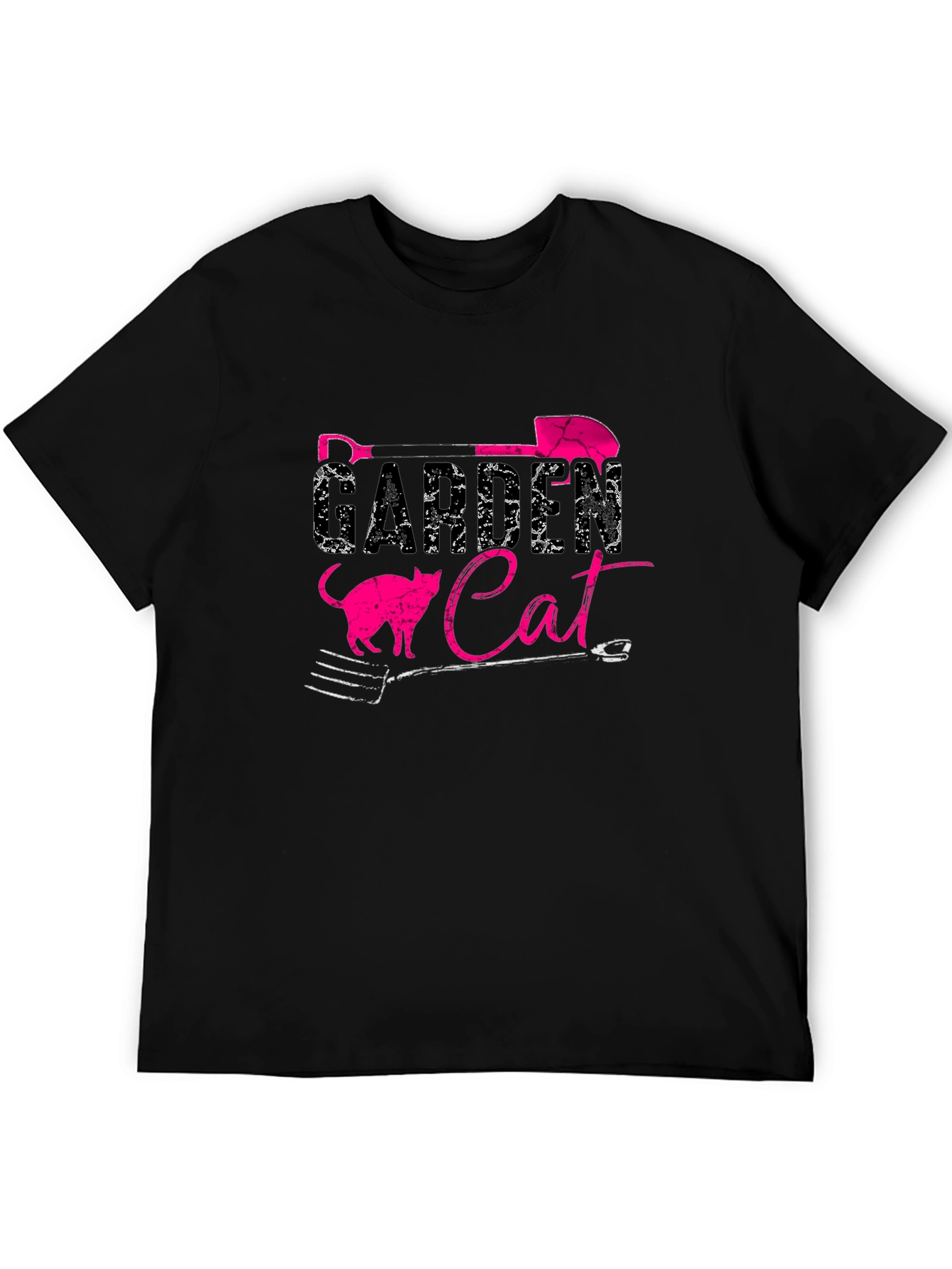 Gardener Cat Graphic T-Shirt