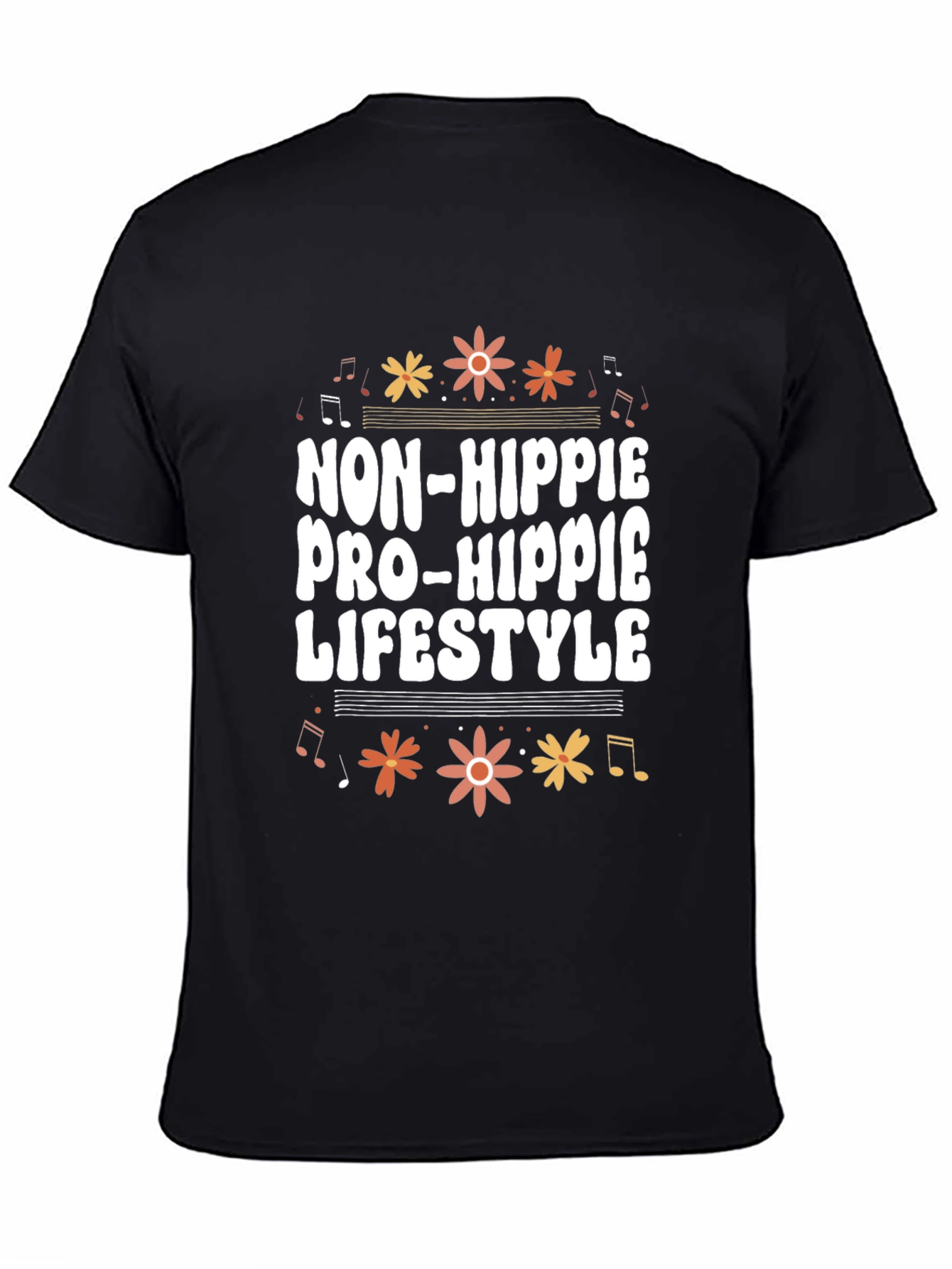 Non-Hippie Pro-Hippie Lifestyle Graphic Tee