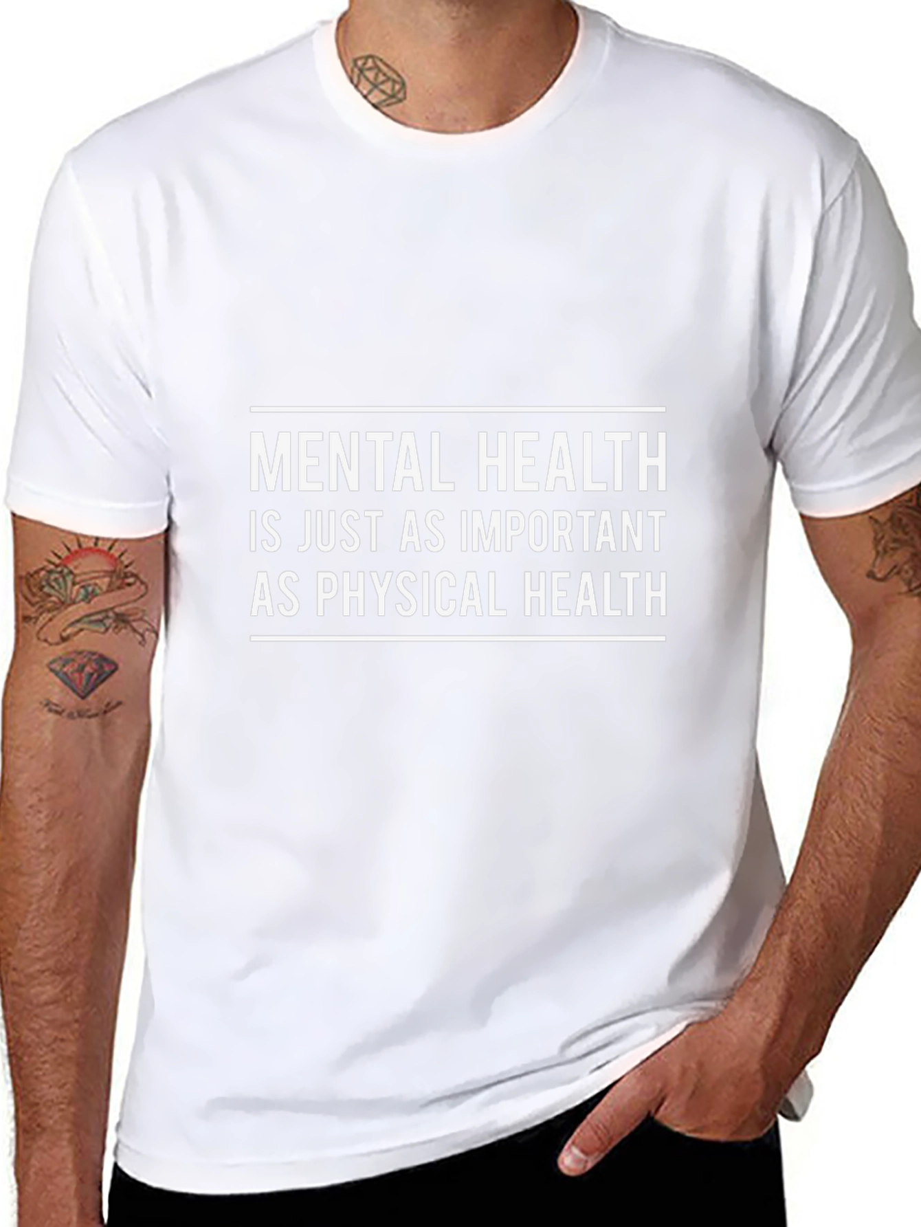 Mental Health Awareness Tee - Important As Physical