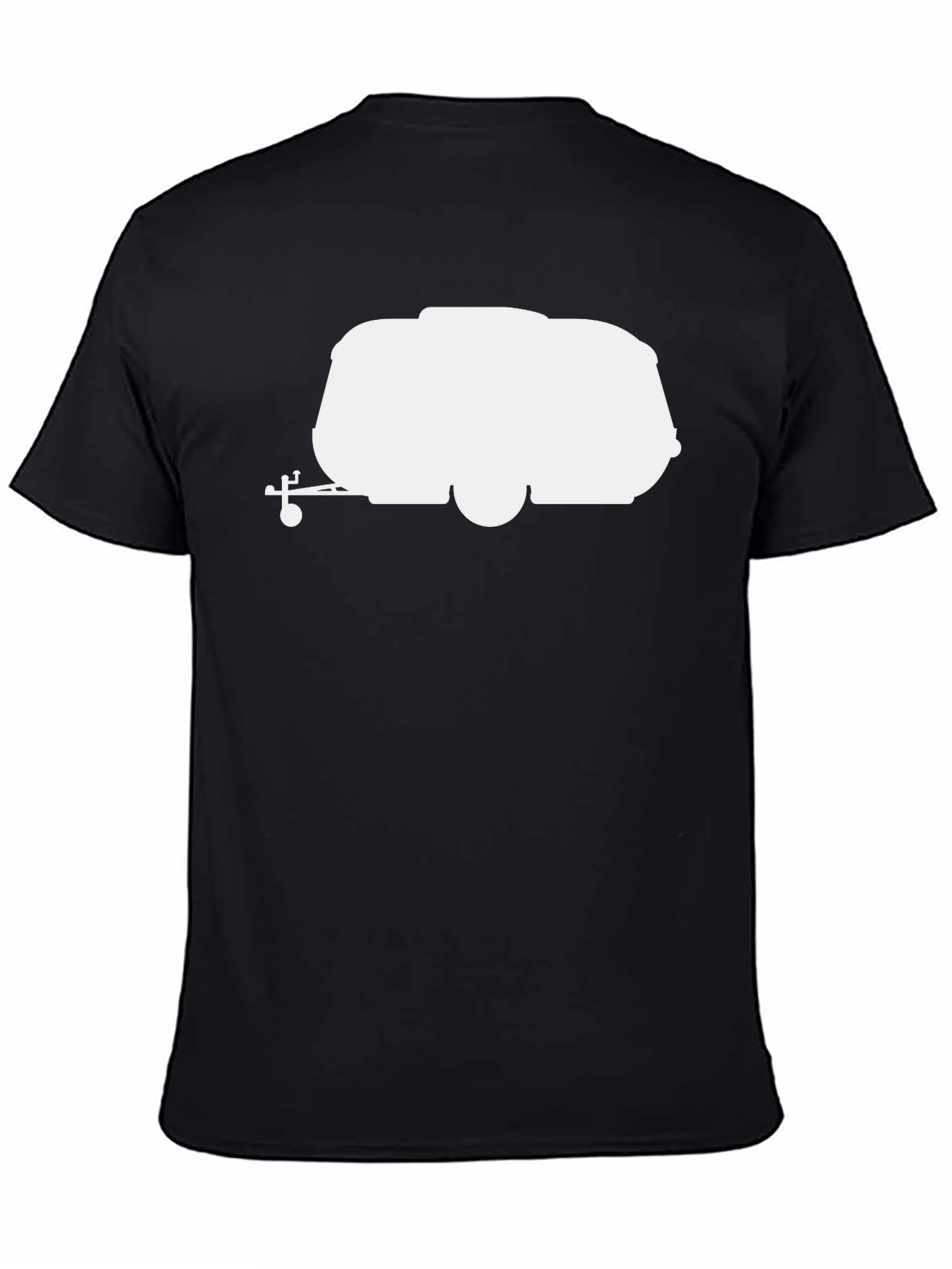 Camping Trailer Graphic Tee - Black
