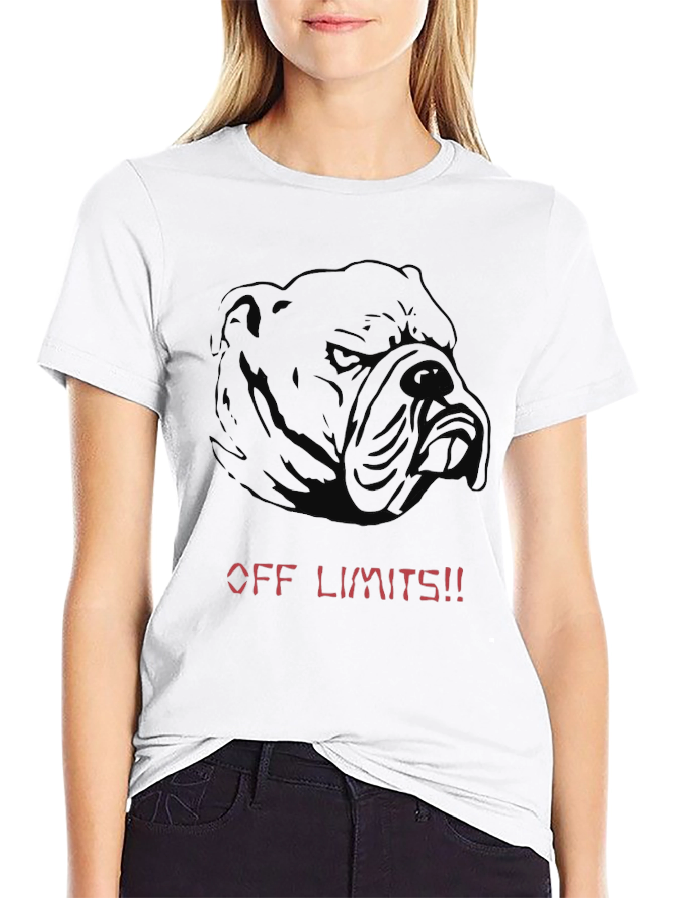 Off Limits Bulldog Graphic T-Shirt