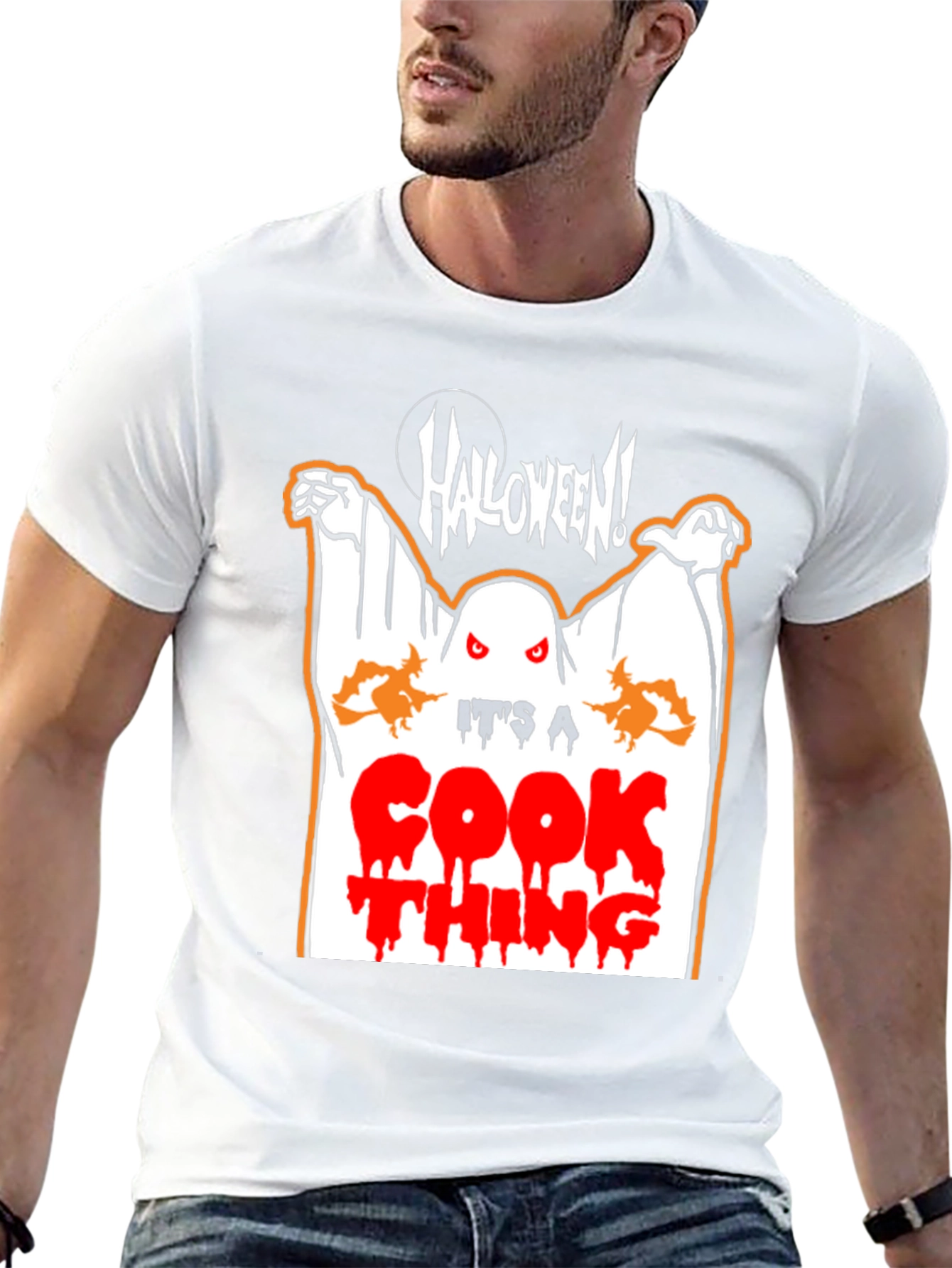 Halloween Ghost Cook Thing T-Shirt
