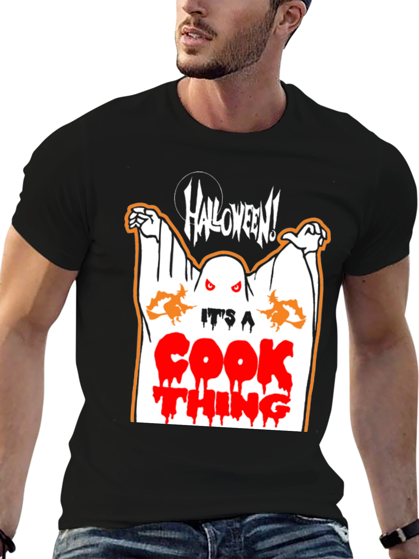 Halloween Ghost Cook Thing T-Shirt