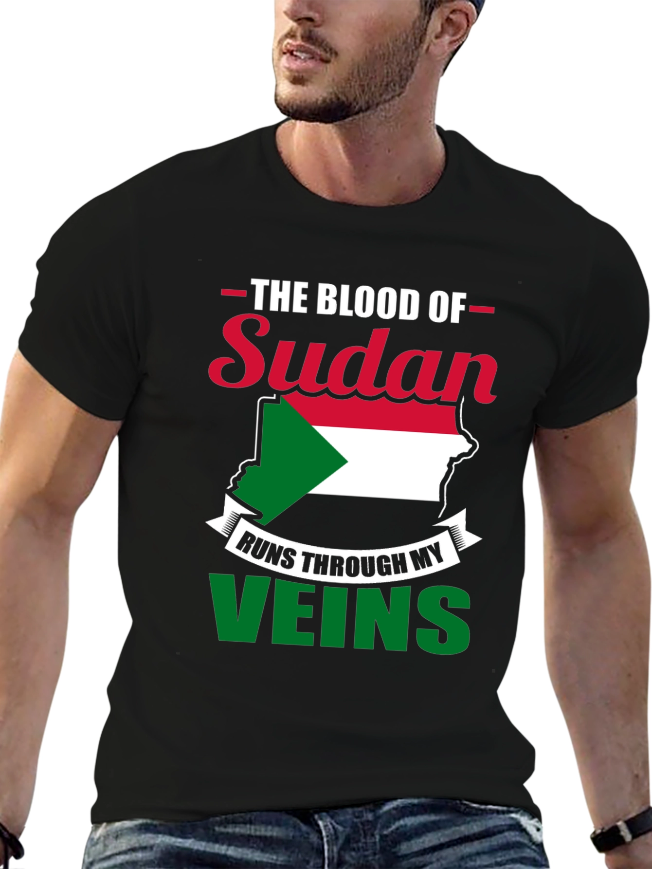 Sudan Pride T-Shirt - Blood Runs Through My Veins