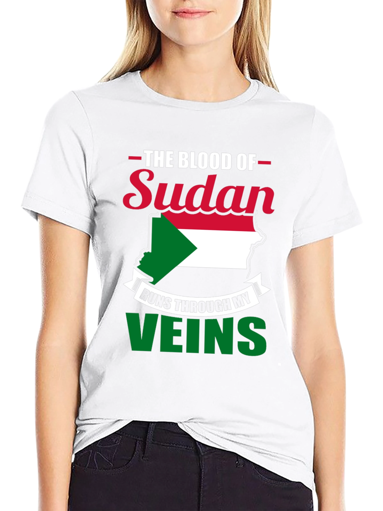 Sudan Pride T-Shirt - Blood Runs Through My Veins