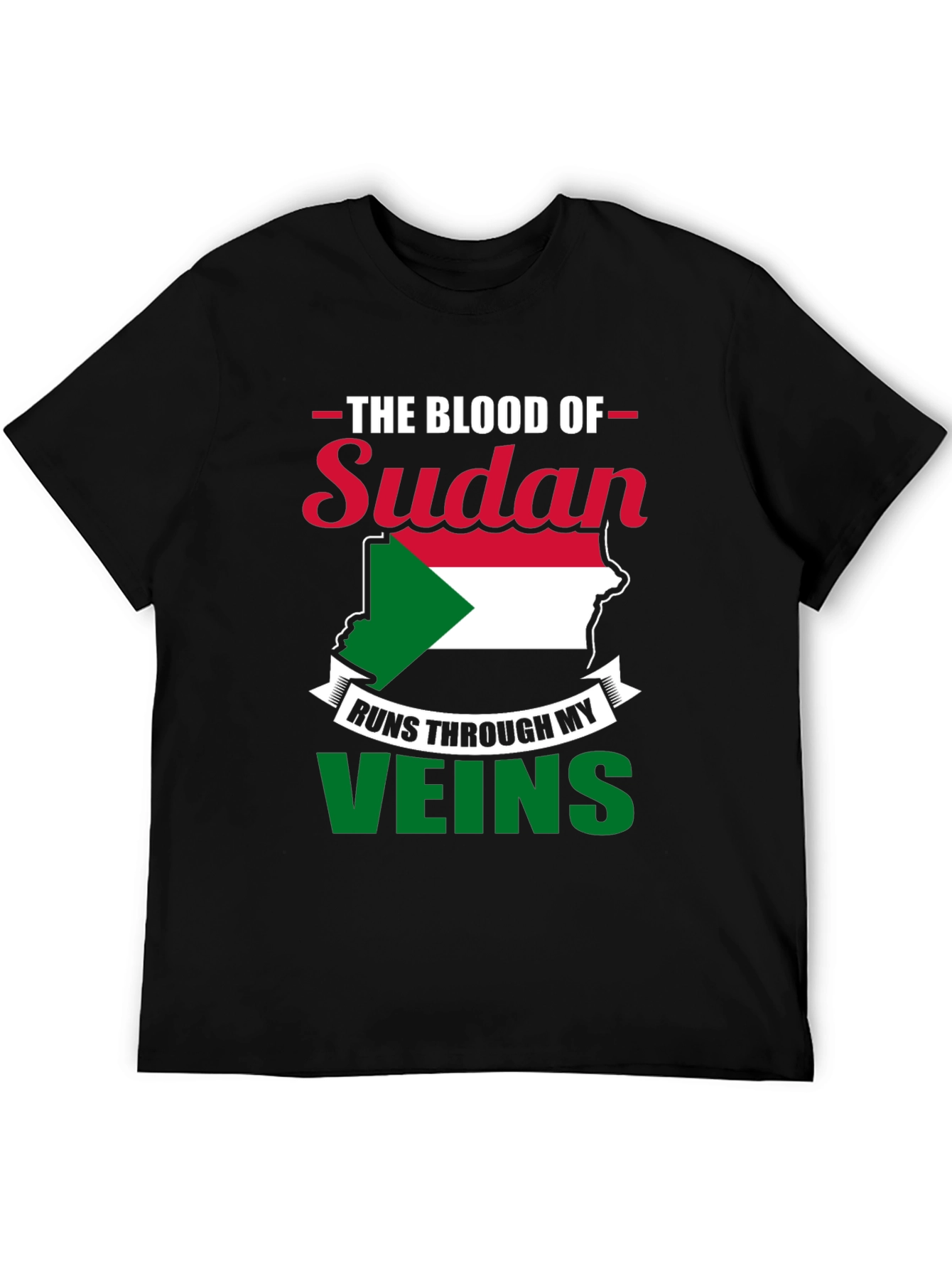 Sudan Pride T-Shirt - Blood Runs Through My Veins