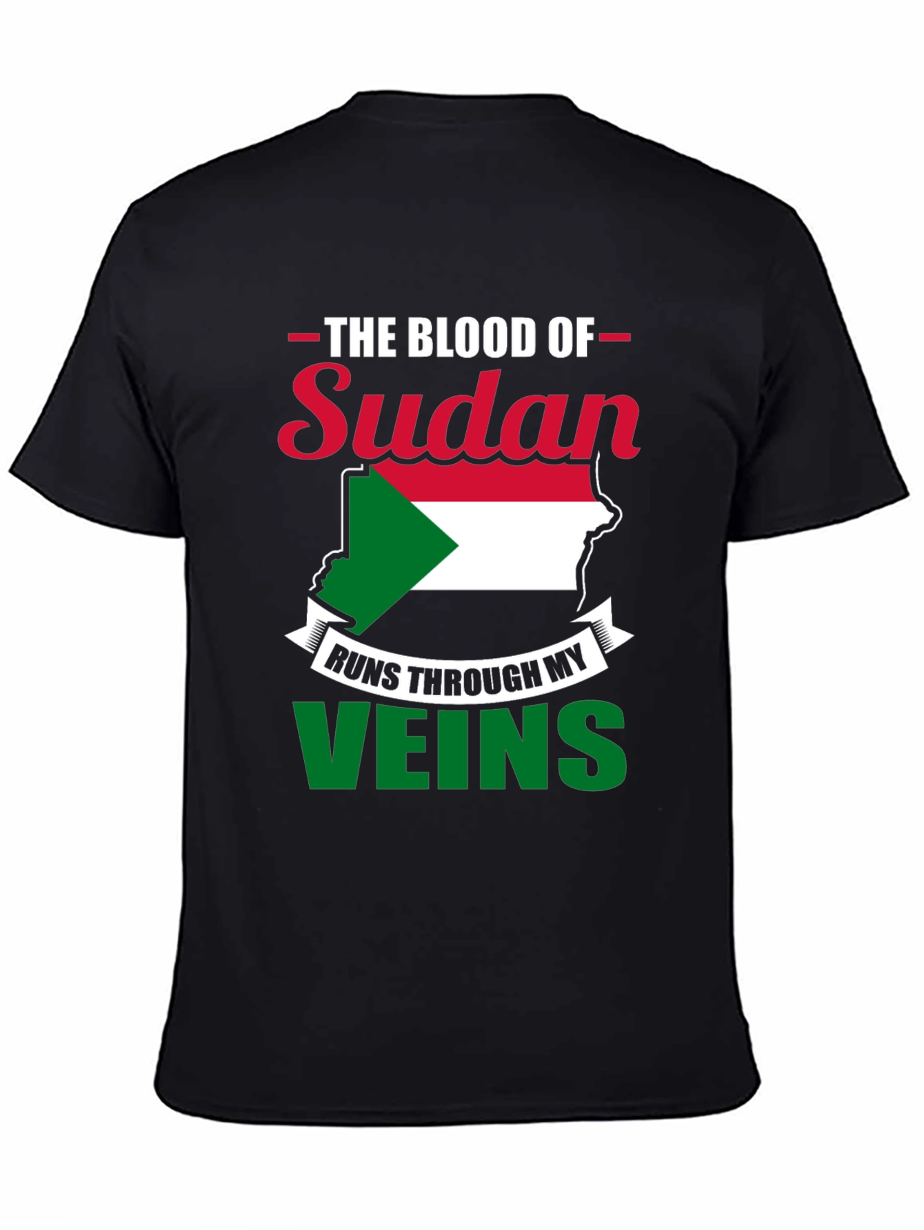 Sudan Pride T-Shirt - Blood Runs Through My Veins